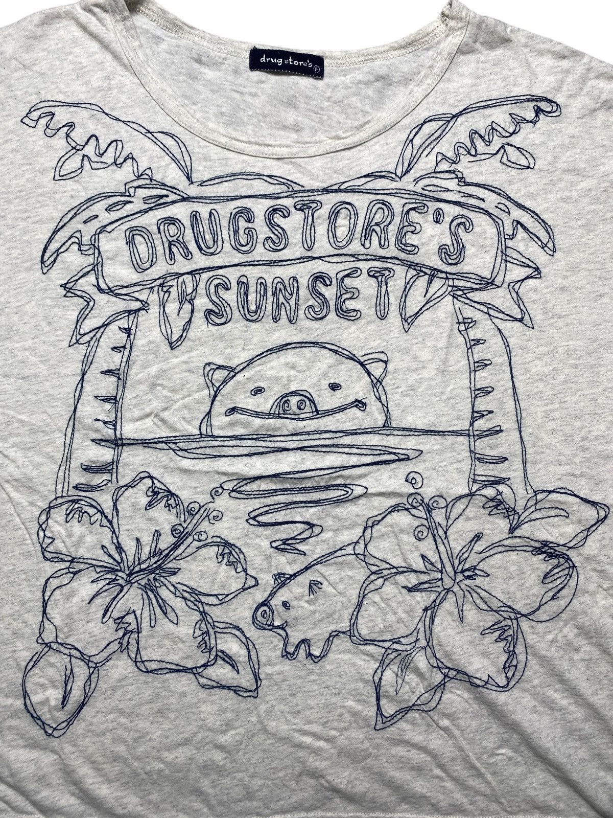 Japanese Brand VINTAGE DRUG STORE SUNSET TSHIRT Size US XL / EU 56 / 4 - 8 Thumbnail