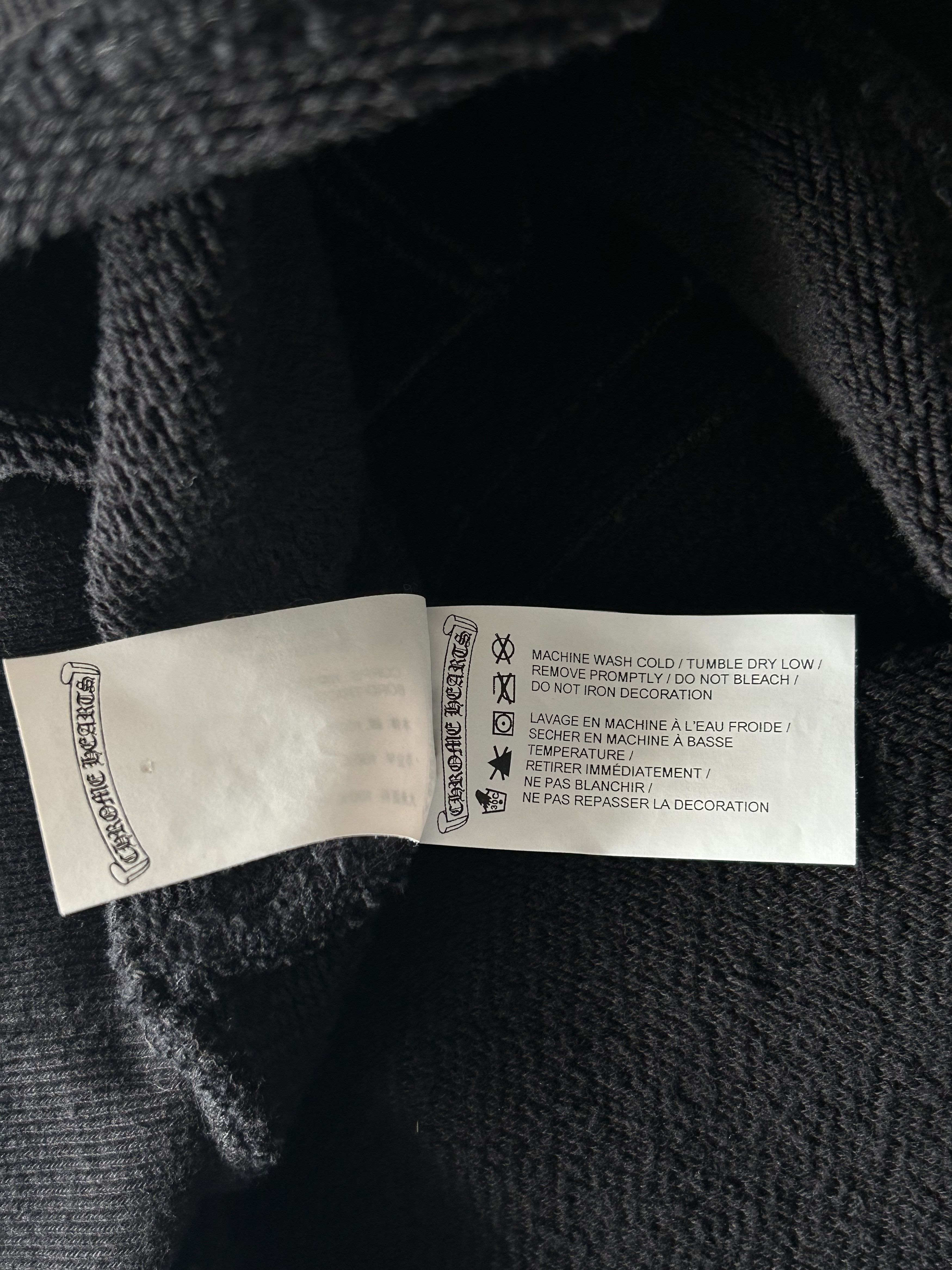 Chrome Hearts Chrome Hearts Black Triple Cross CH Logo Embroidered Sweater Size US L / EU 52-54 / 3 - 5 Thumbnail