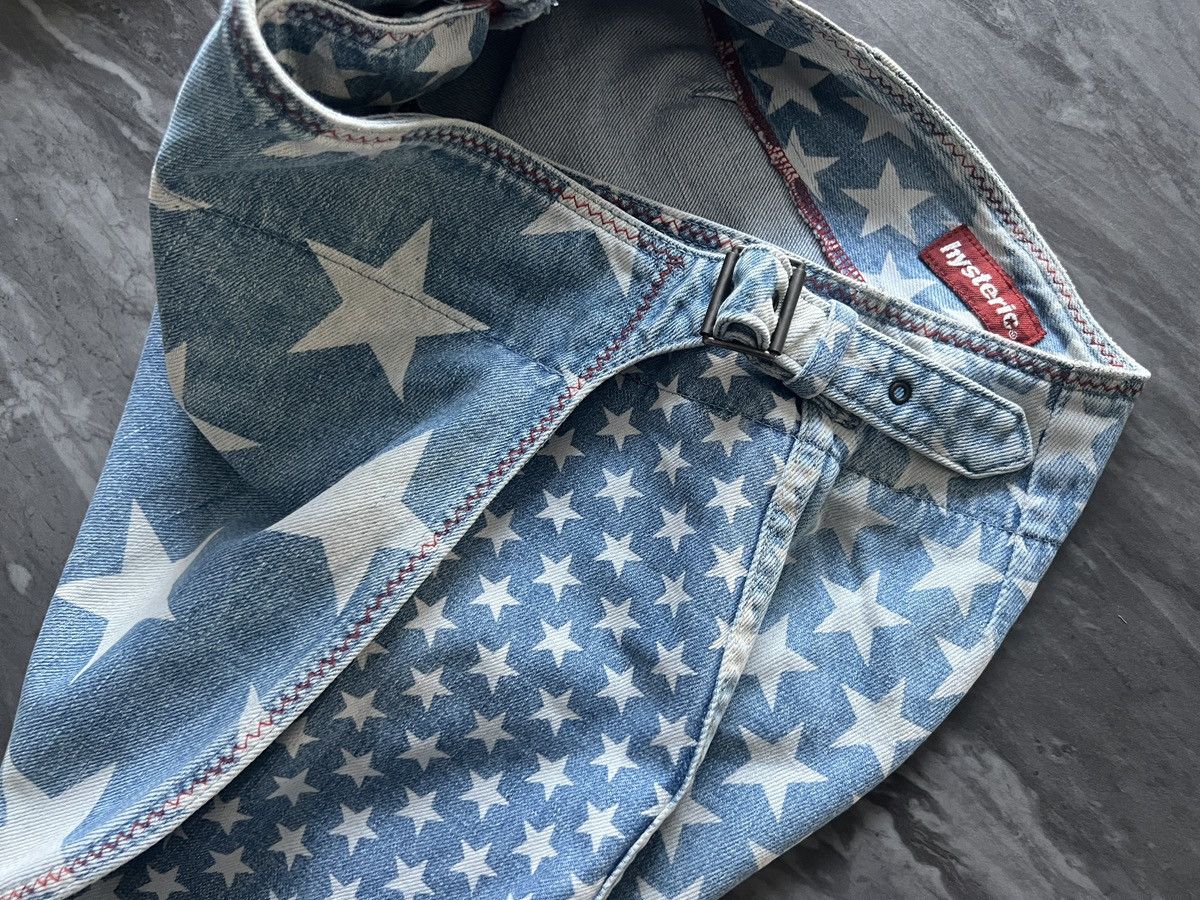 Hysteric Glamour Hysteric Glamour : Adjustable Denim Skirt Stars Rare Pattern Size 28" / US 6 / IT 42 - 5 Thumbnail