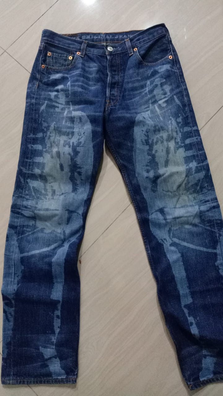 image of 1Of1 Levi's 501 Hysteric Glamour Design Art Denim, Men's (Size 30)
