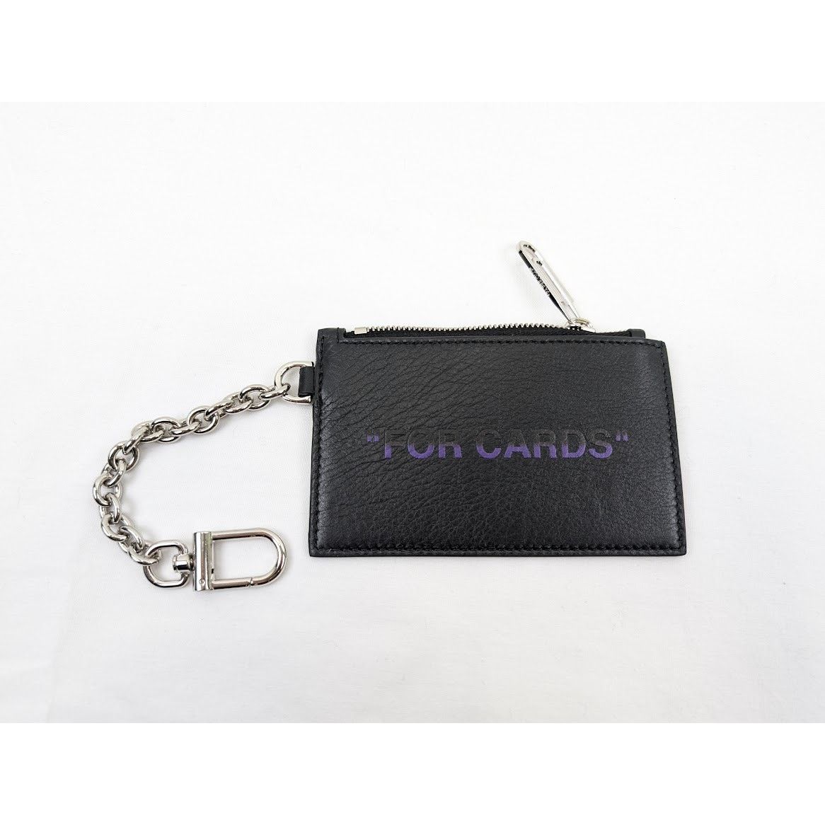 Off-White o1rshd1 Size: OS / Quote Card Case with keyring Black/Purple Size ONE SIZE - 12 Thumbnail
