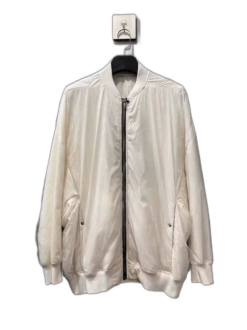 Rick Owens ro rick owens sheer baseball bomber jacket Size US L / EU 52-54 / 3 - 1 Thumbnail