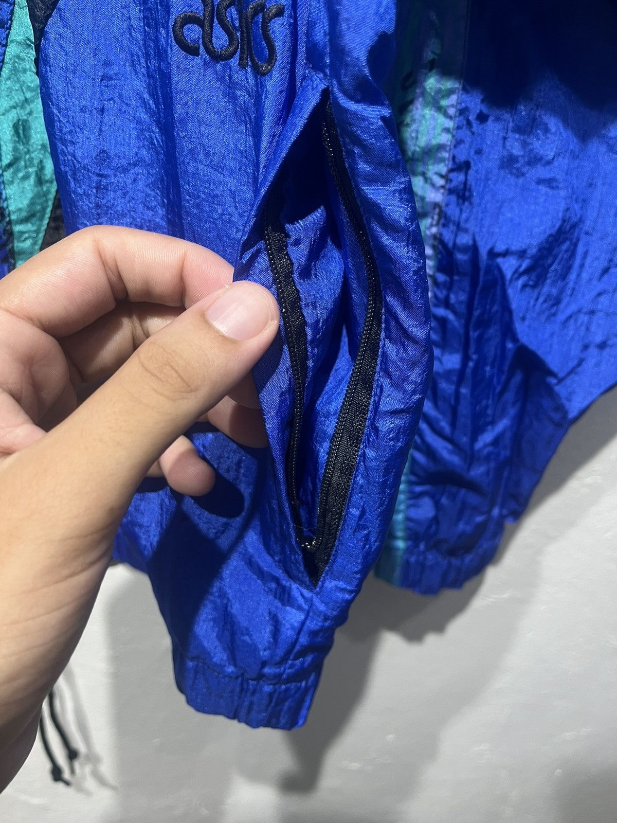 Asics × Vintage Vintage Asics Windbreaker Size US L / EU 52-54 / 3 - 8 Thumbnail