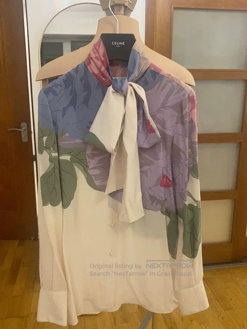 Valentino Valentino Floral silk shirt Size S / US 4 / IT 40 - 2 Thumbnail