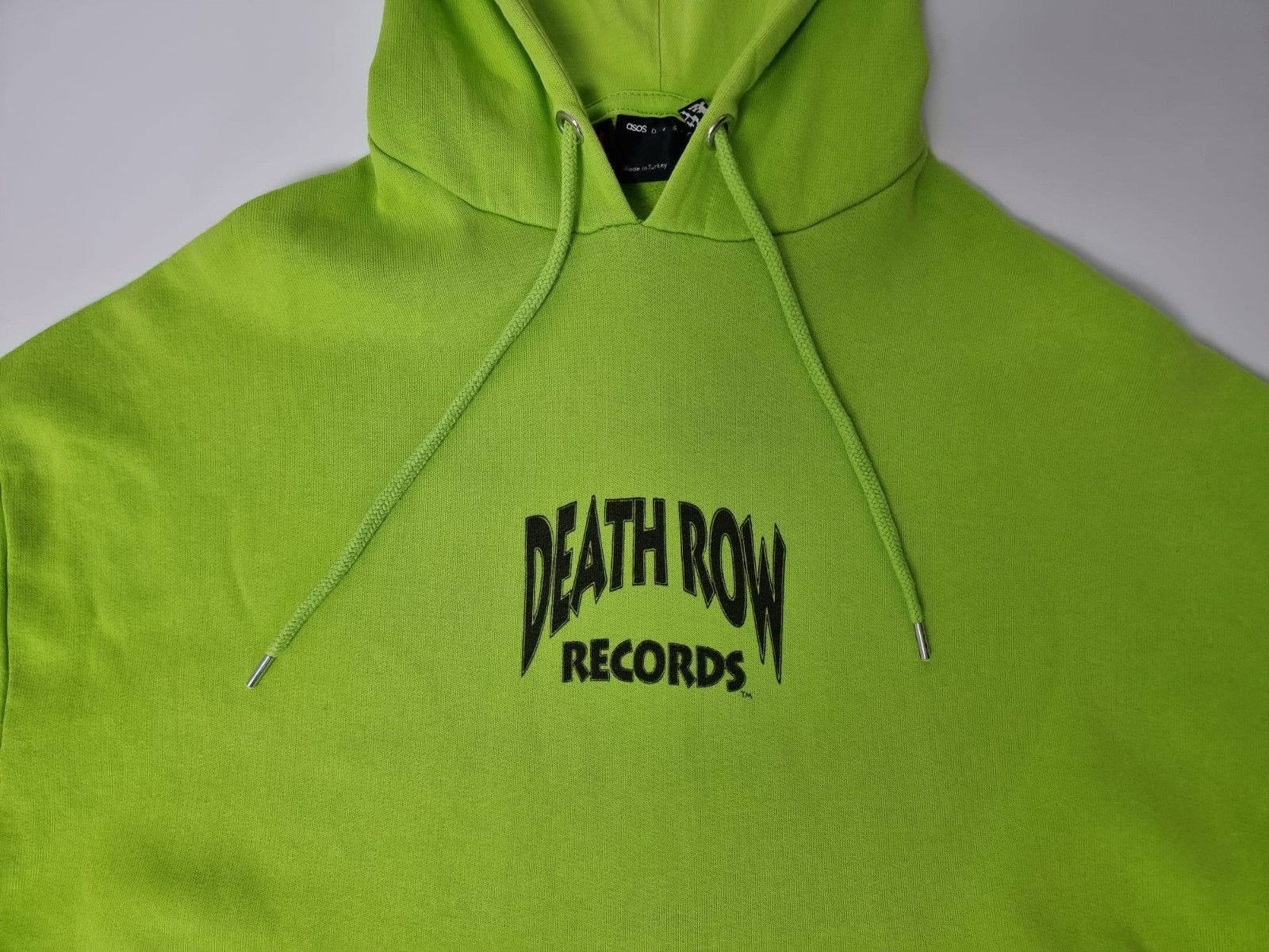 Asos × Death Row Records Death Row Records asos neon green hoodie S oversize Size US S / EU 44-46 / 1 - 3 Thumbnail