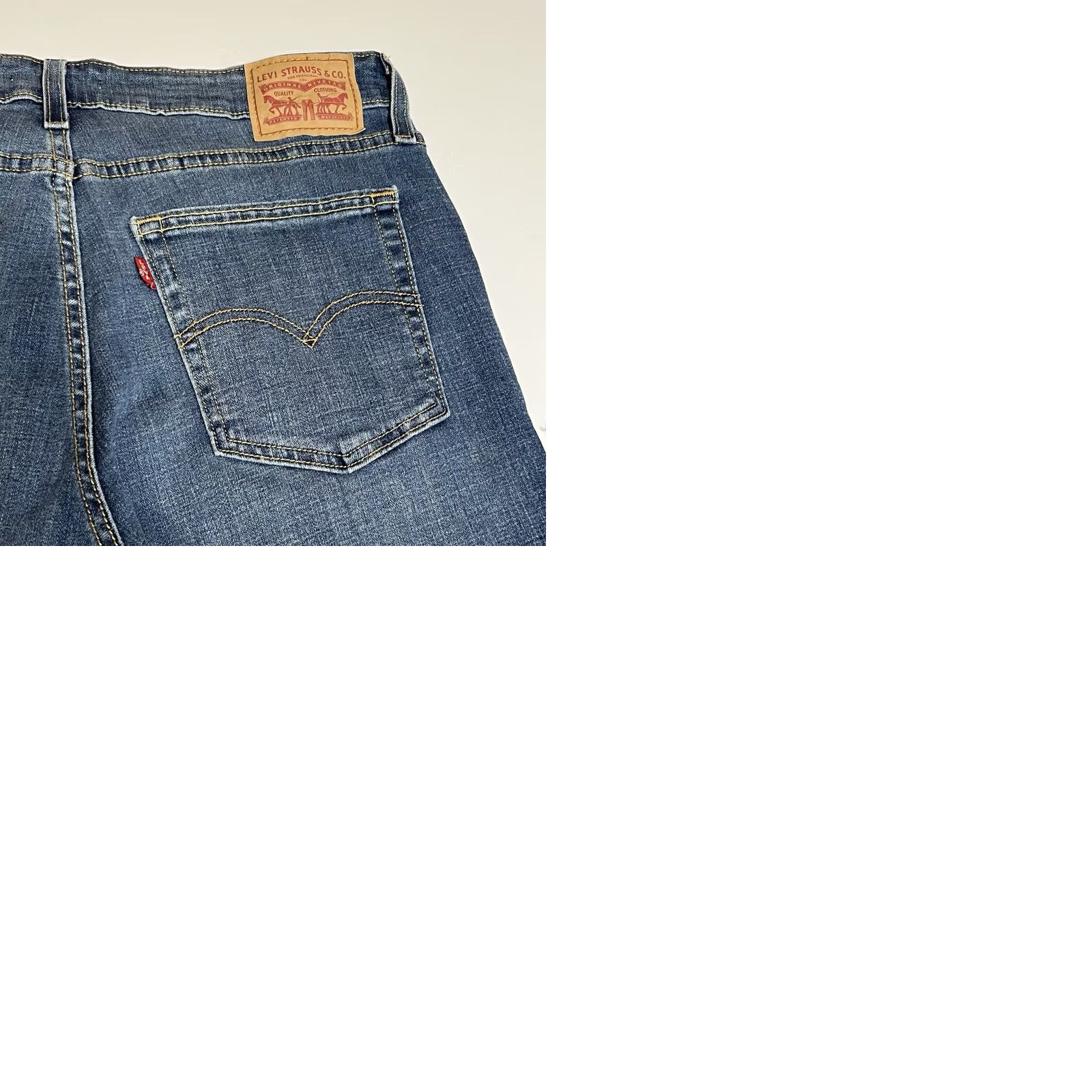 Levi's Levi's 725 High Rise Bootcut Jeans Blue Stretch Women’s 32x34 32x32 Regular High Rise Denim 5-Pocket Button Zip Jeans Women Size 24" / US 00 / IT 34 - 9 Thumbnail