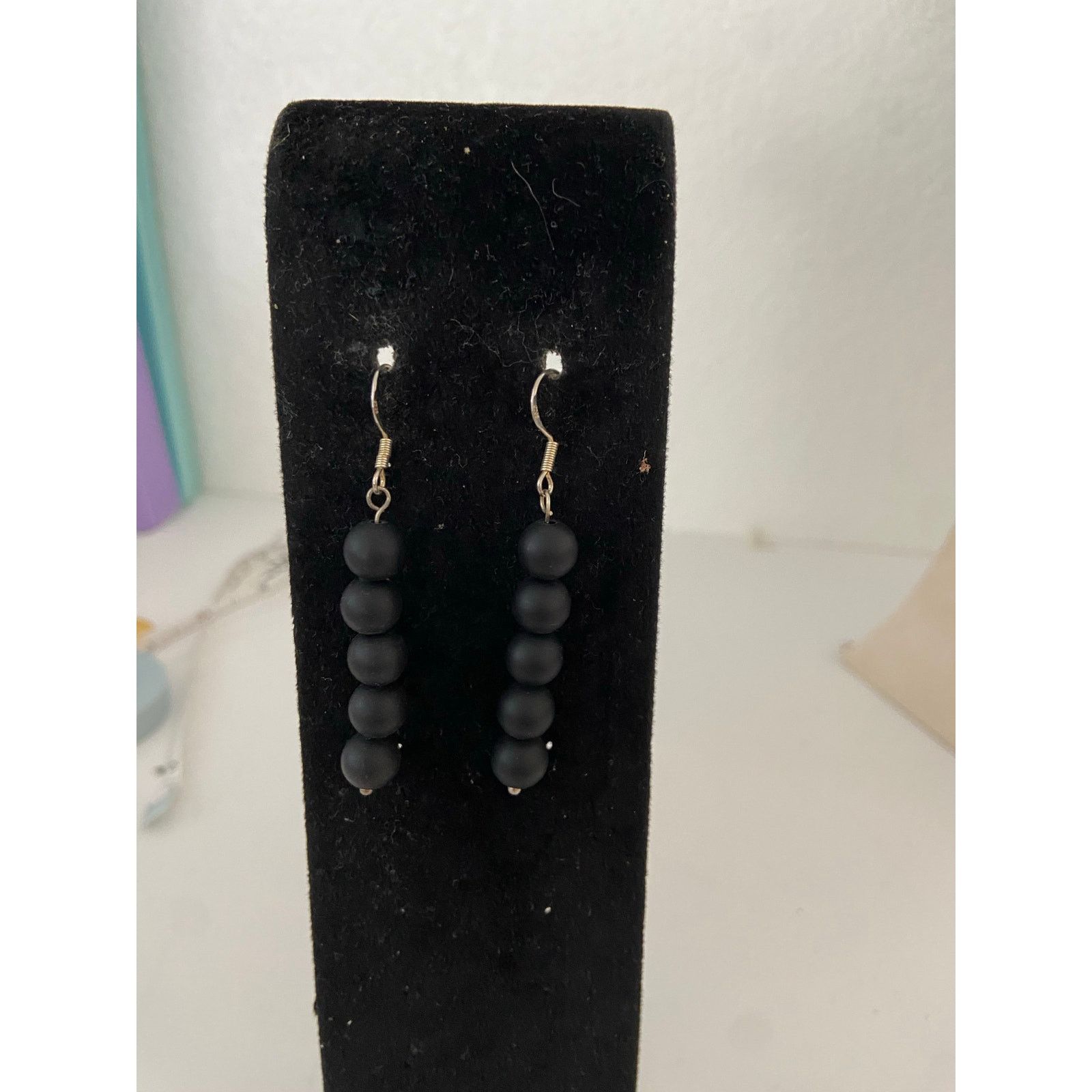 Handmade Onyx earrings Size ONE SIZE - 1 Thumbnail
