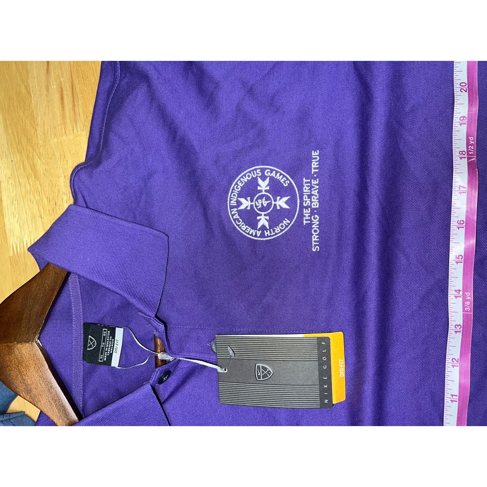 Nike Nike Indigenous Games Society Shirt Purple Polo Golf NWT XL Size US XL / EU 56 / 4 - 10 Thumbnail