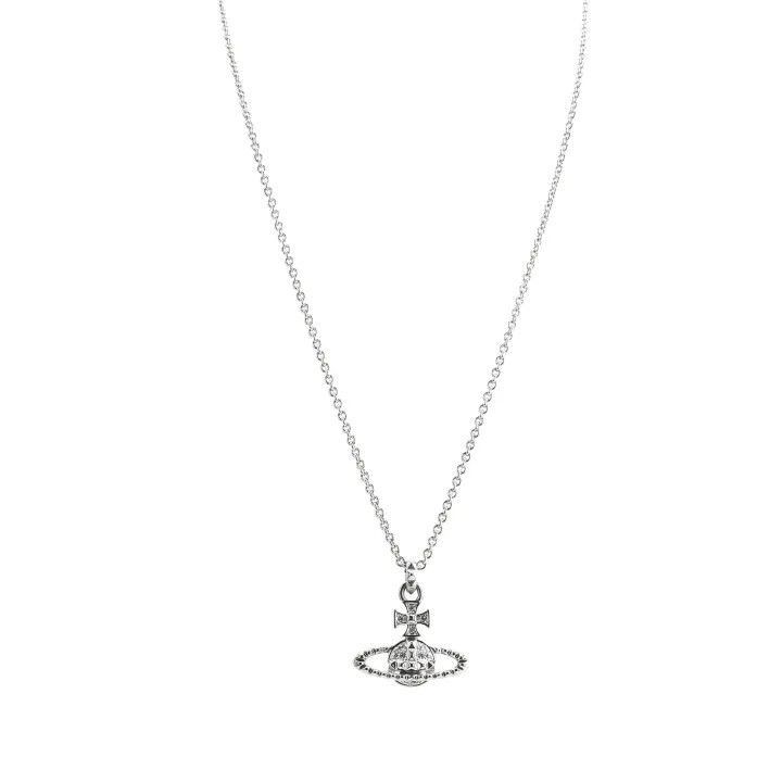 Vivienne Westwood Vivienne Westwood Silver Saturn Necklace with Studs Size ONE SIZE - 6 Thumbnail