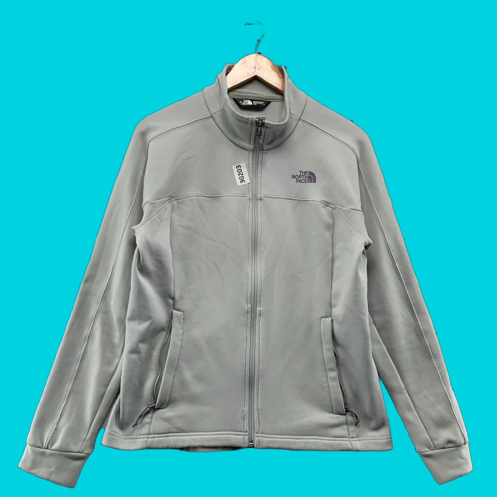 The North Face VINTAGE The North Face Active Jacket Gray Womens Medium Full Zip Outdoor Casual Size M / US 6-8 / IT 42-44 - 1 Thumbnail