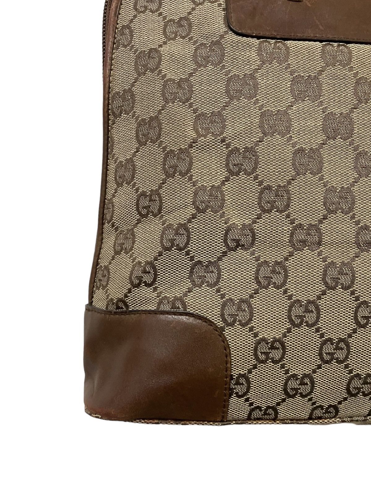 Gucci Vtg🔥Authentic Gucci GG Canvas Handbag Size ONE SIZE - 8 Thumbnail