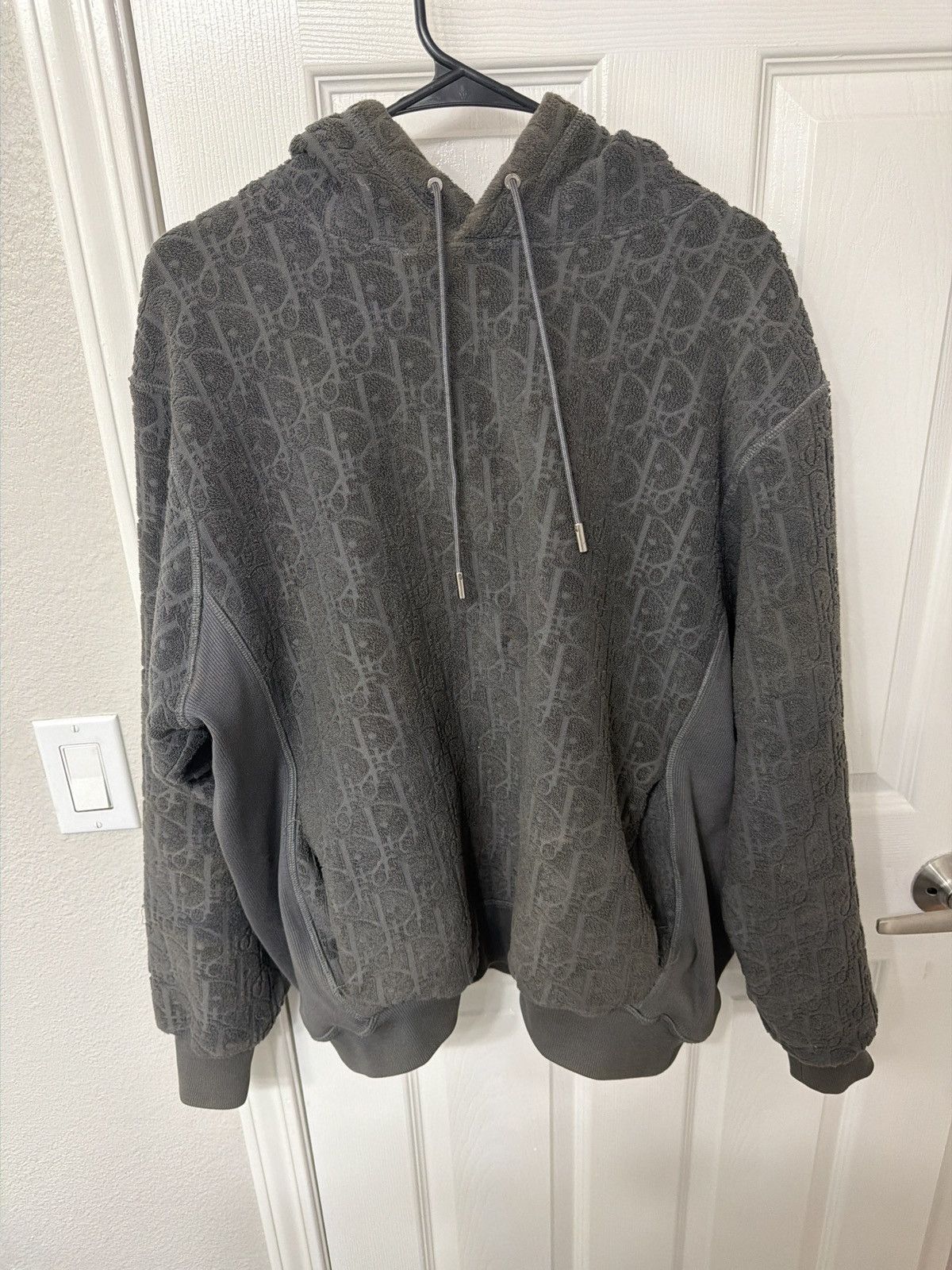 Dior Dior Oblique Towel Hoodie Size US L / EU 52-54 / 3 - 2 Thumbnail