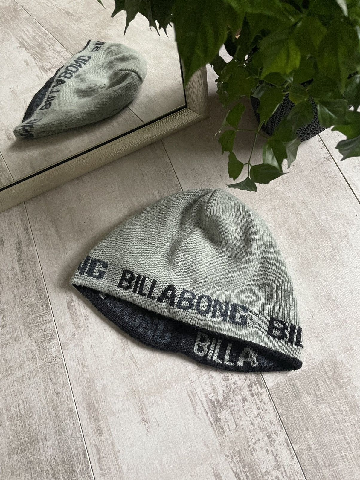 Billabong × Vintage Billabong Vintage Y2K Hat Distressed Streetwear Monogram Size ONE SIZE - 1 Thumbnail