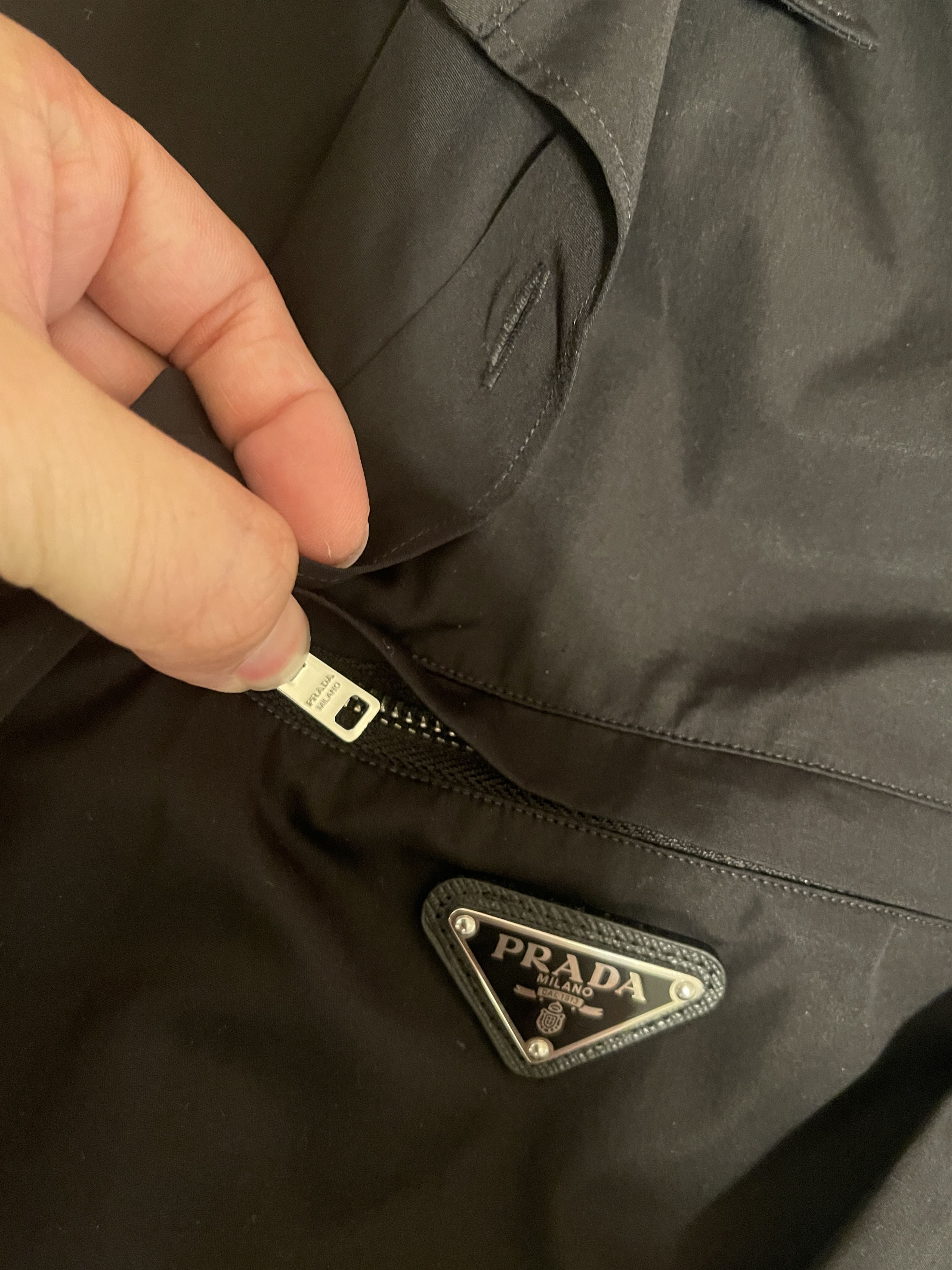 Prada Prada Cotton Shirt Black XS Size US XS / EU 42 / 0 - 6 Thumbnail