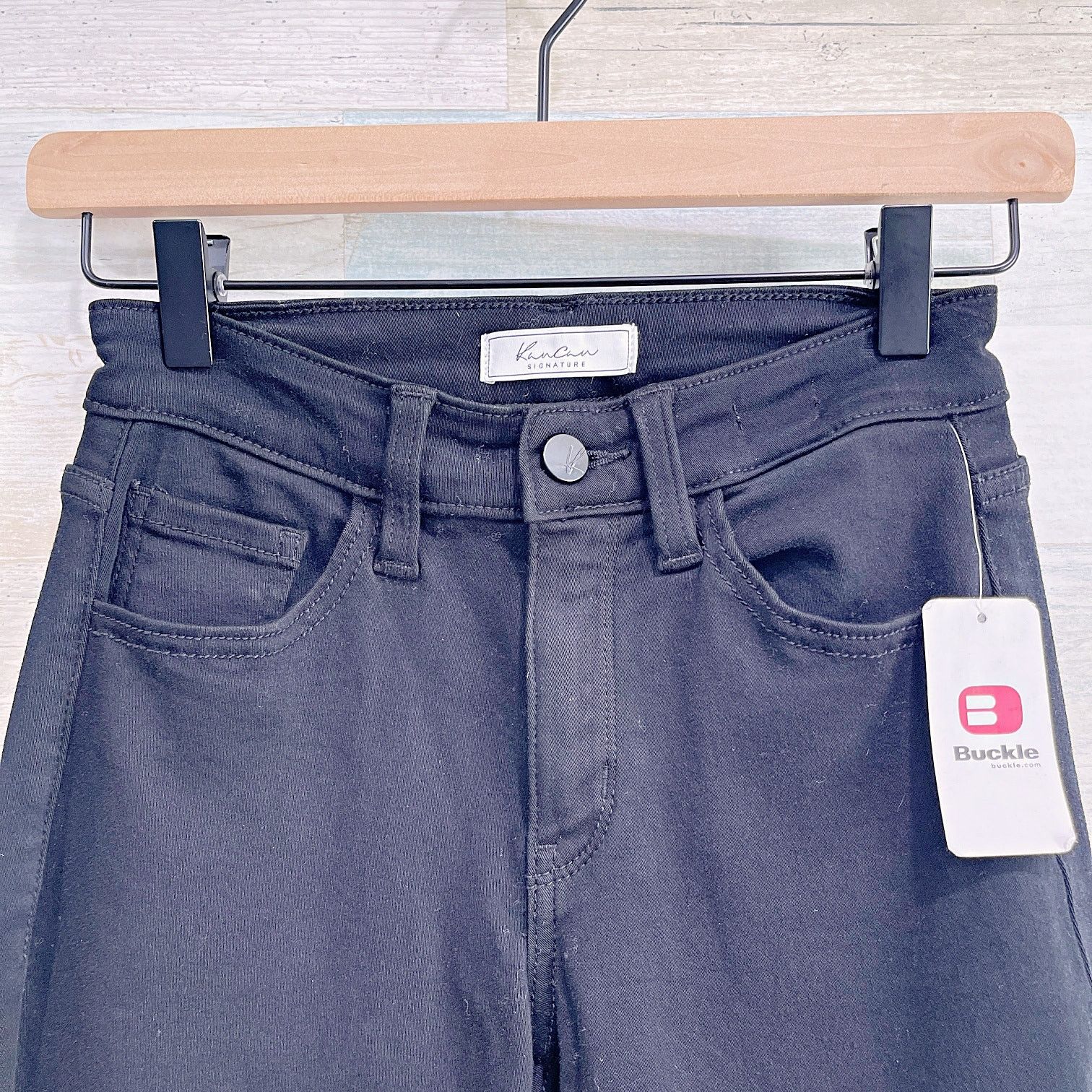 Other Kancan Cindy Mid Rise Skinny Ankle Jeans Black Womens 25 Size 25" / US 0 / IT 36 - 2 Thumbnail