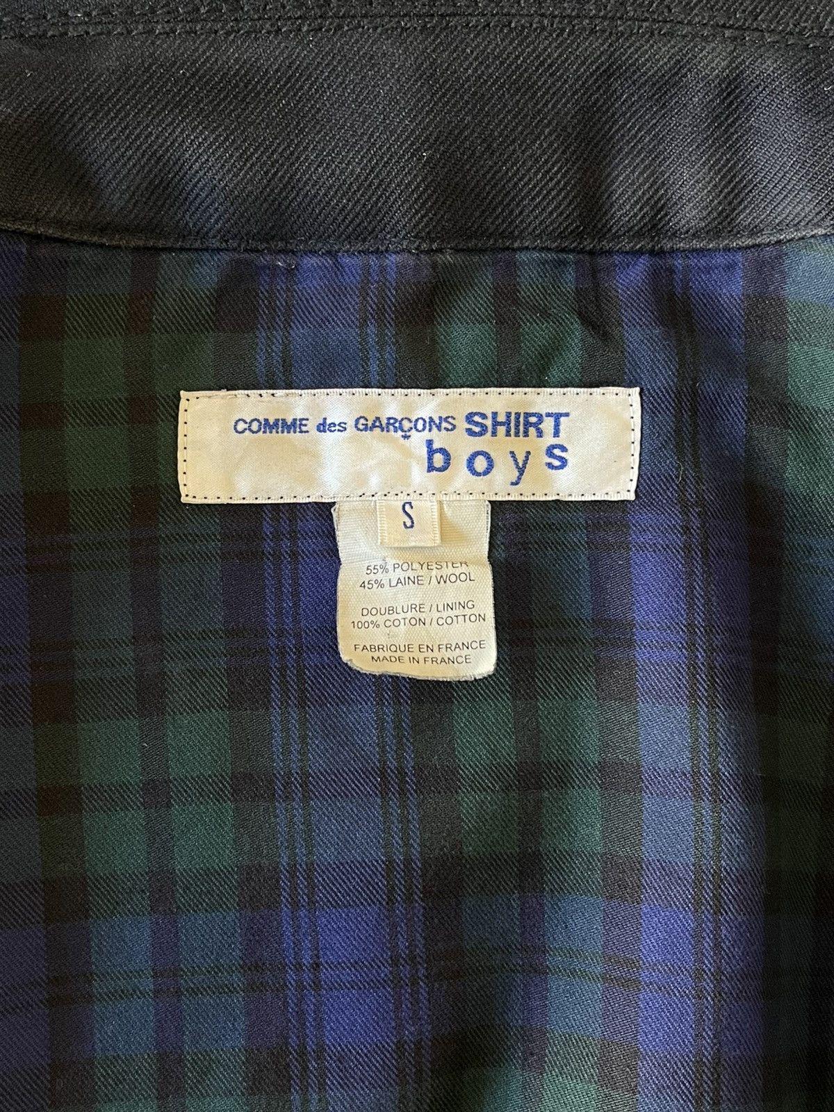 Comme des Garcons SHIRT Comme des Garçons SHIRT boys Peacoat Size US S / EU 44-46 / 1 - 8 Thumbnail