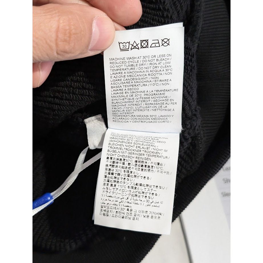 Off-White o1rshd1 Give Me Space DBL String Hoodie in Black / White Size US L / EU 52-54 / 3 - 13 Thumbnail