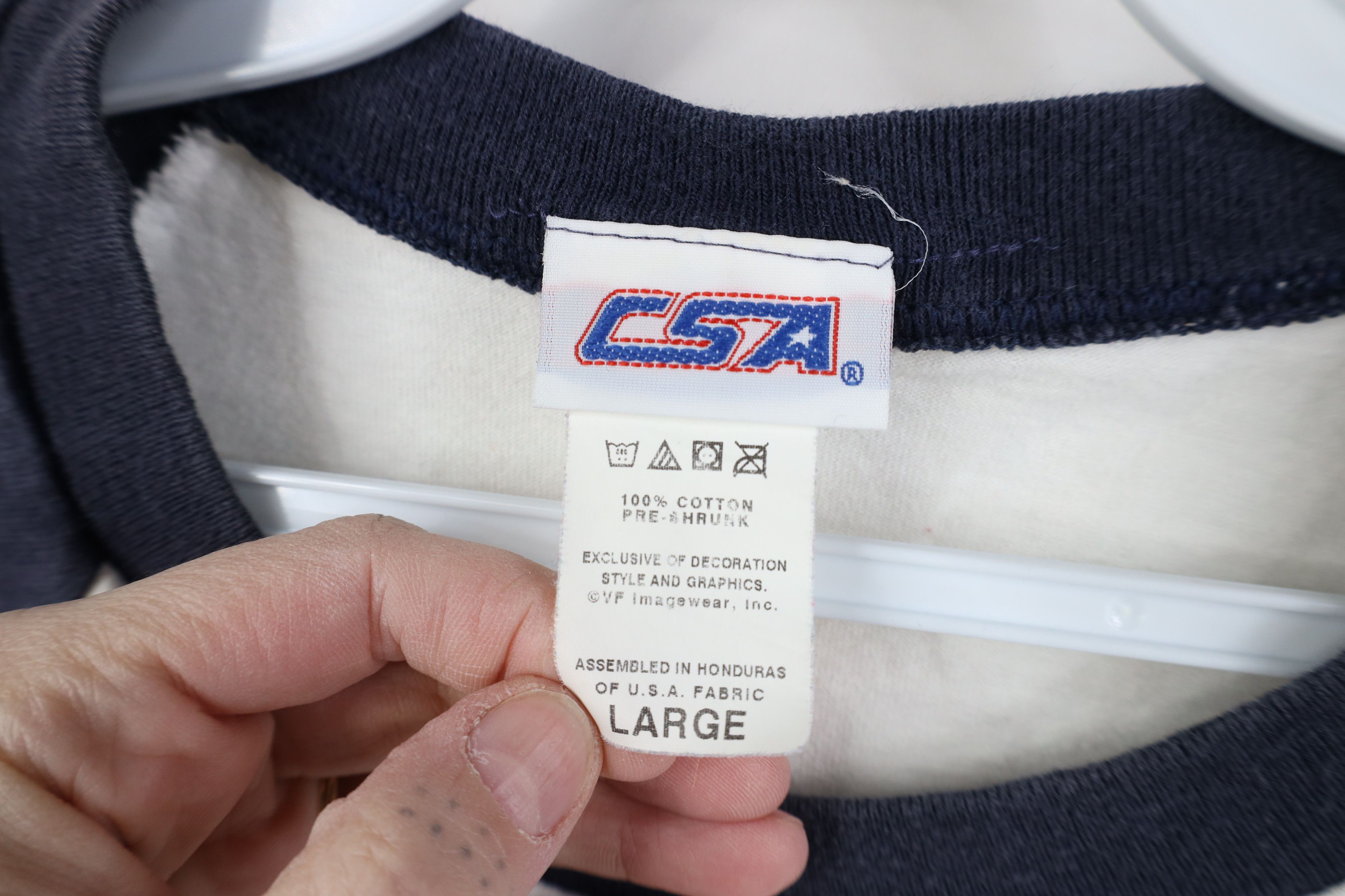 Vintage Vintage Y2K 2007 Tigers Baseball 3/4 Sleeve Raglan T-Shirt Size US L / EU 52-54 / 3 - 10 Thumbnail