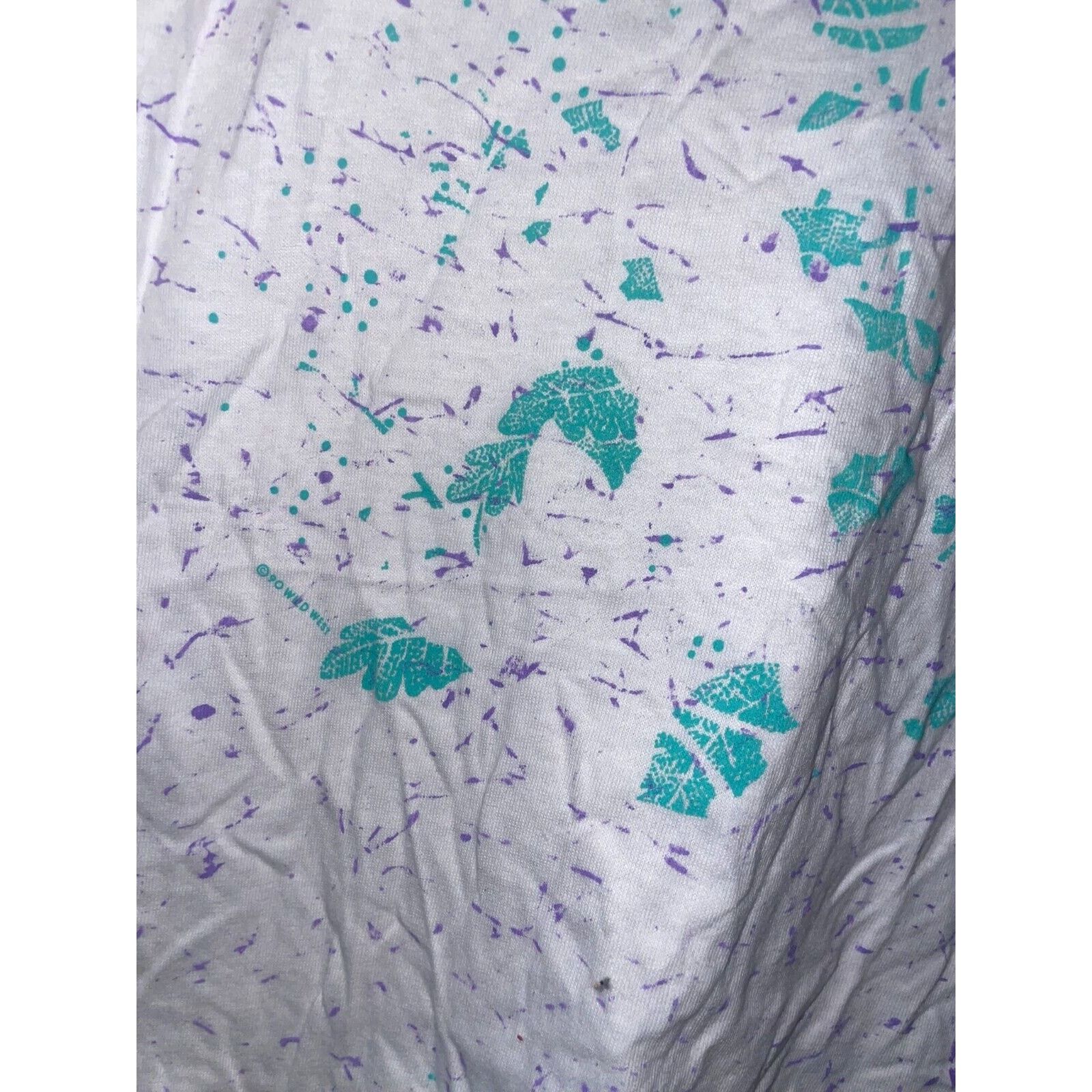 Signal Sport Vintage Womens Speckled Tank Top Shirt Leaf Tee VTG 90s M Size M / US 6-8 / IT 42-44 - 4 Thumbnail