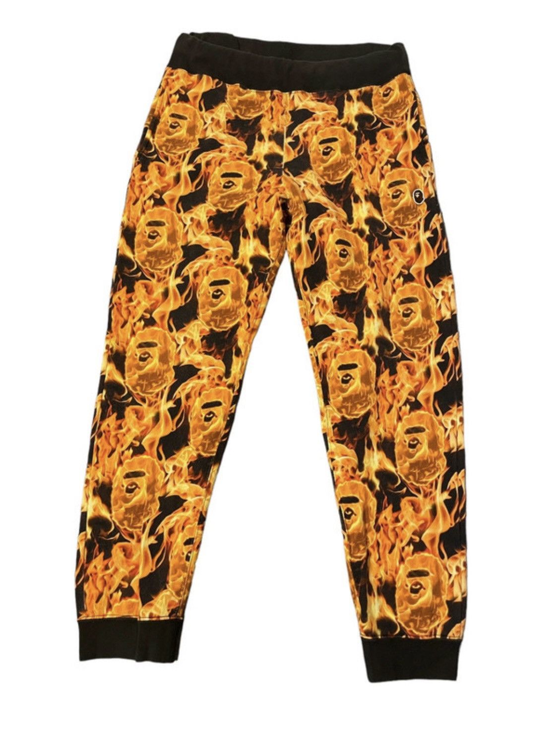 Bape Flame Slim Sweat Pants