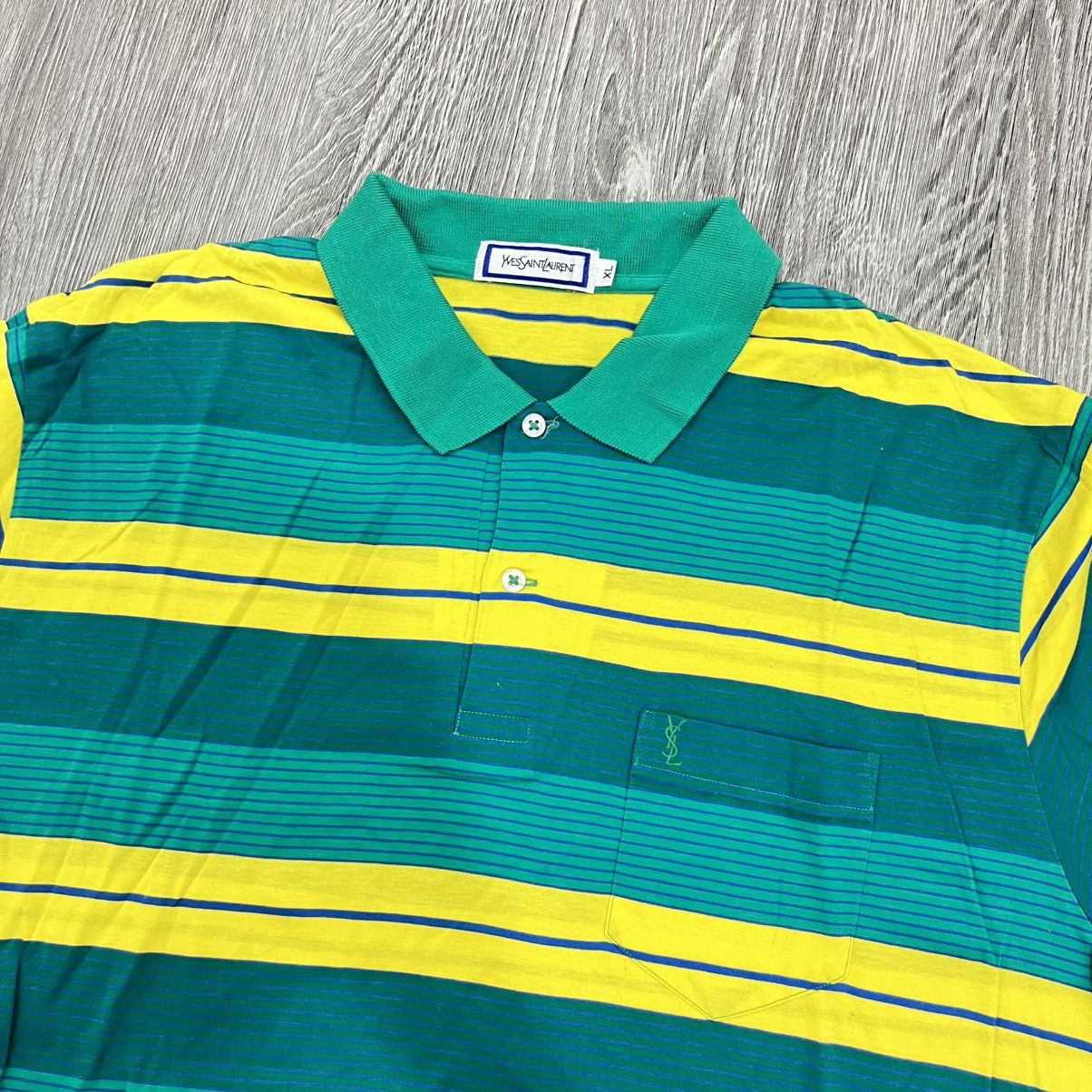 Yves Saint Laurent Vintage Yves Saint Laurent Ysl Polo Shirt Size US XL / EU 56 / 4 - 3 Thumbnail