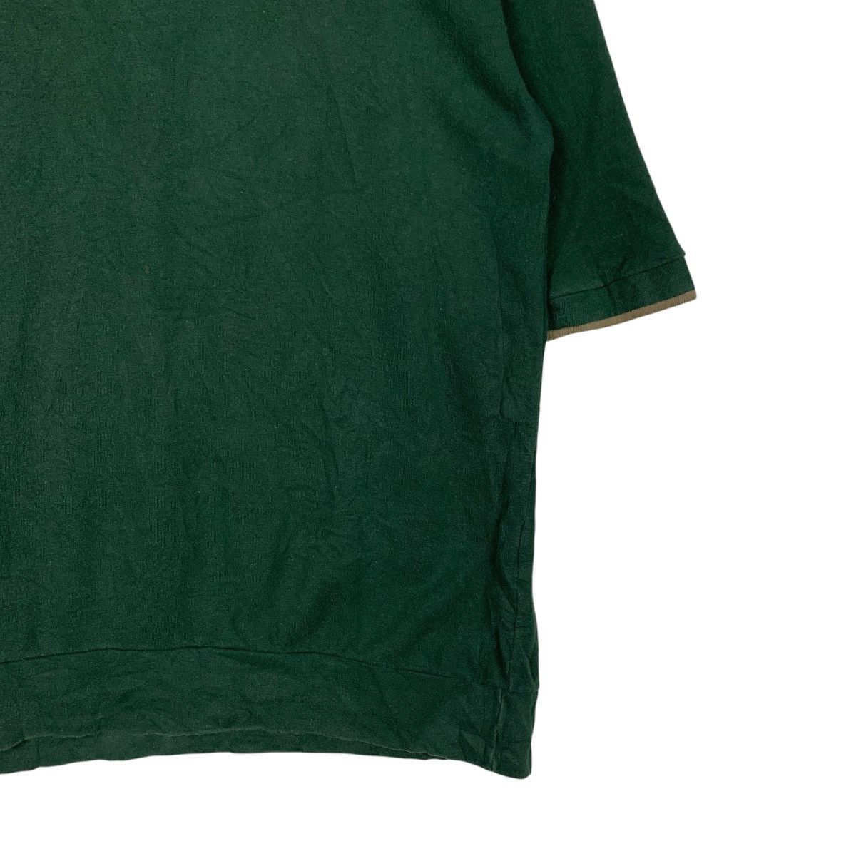 Fila 90’s FILA Short Sleeve Green V Neck Sweatshirt #2399-C107 Size US XL / EU 56 / 4 - 4 Thumbnail
