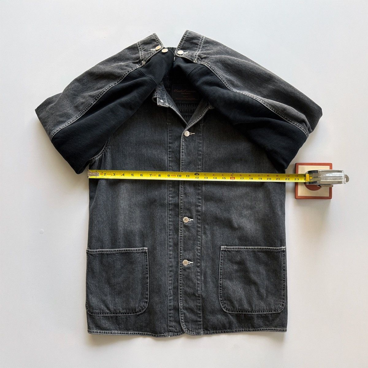 Undercover AW03 Paper Doll Hybrid Reconstructed Denim Chore Jacket Size US M / EU 48-50 / 2 - 16 Thumbnail