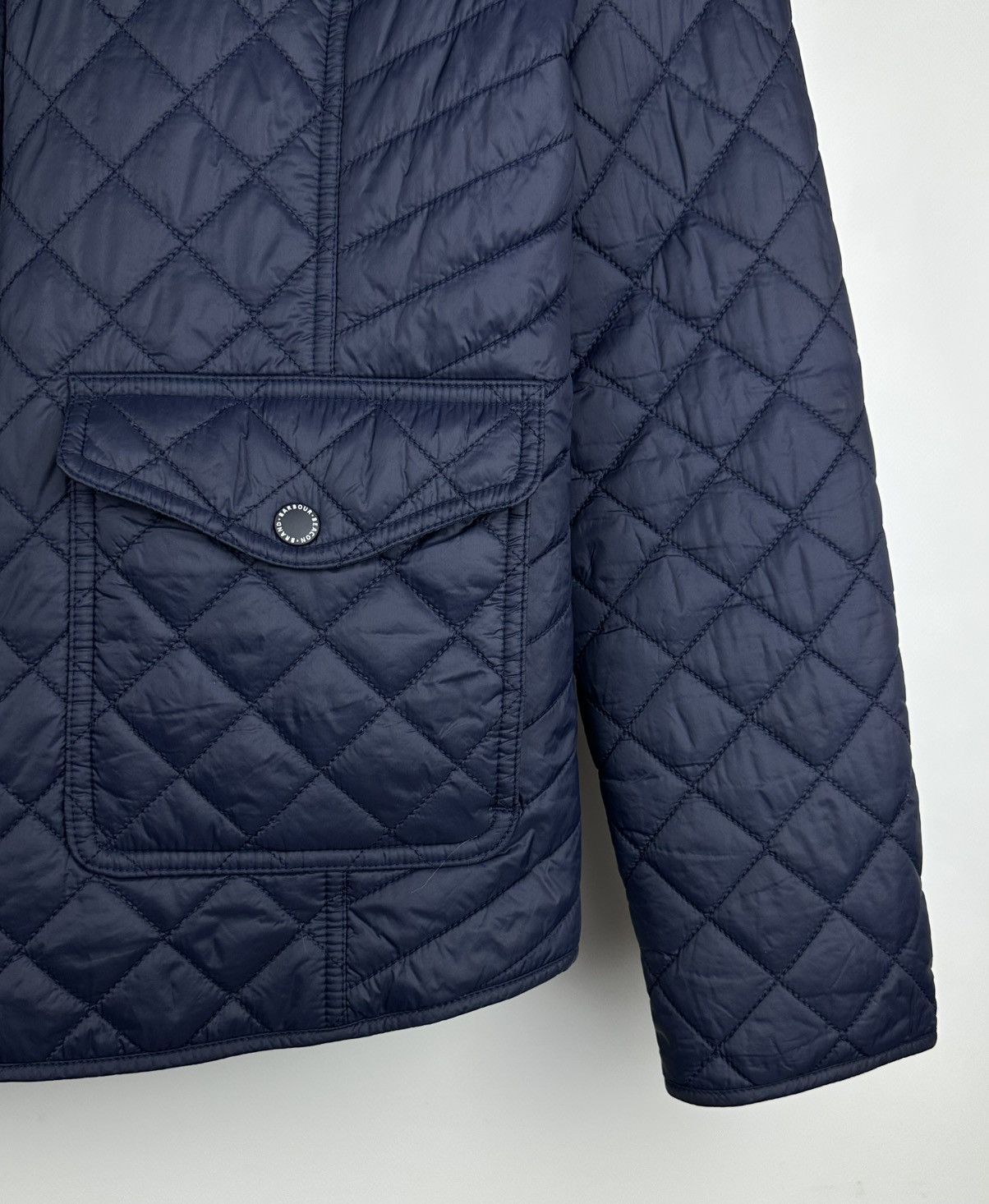 Barbour Barbour Sailboat Quilted Jacket UK 12 US 8 Wome Blue Pocket Size US M / EU 48-50 / 2 - 2 Thumbnail