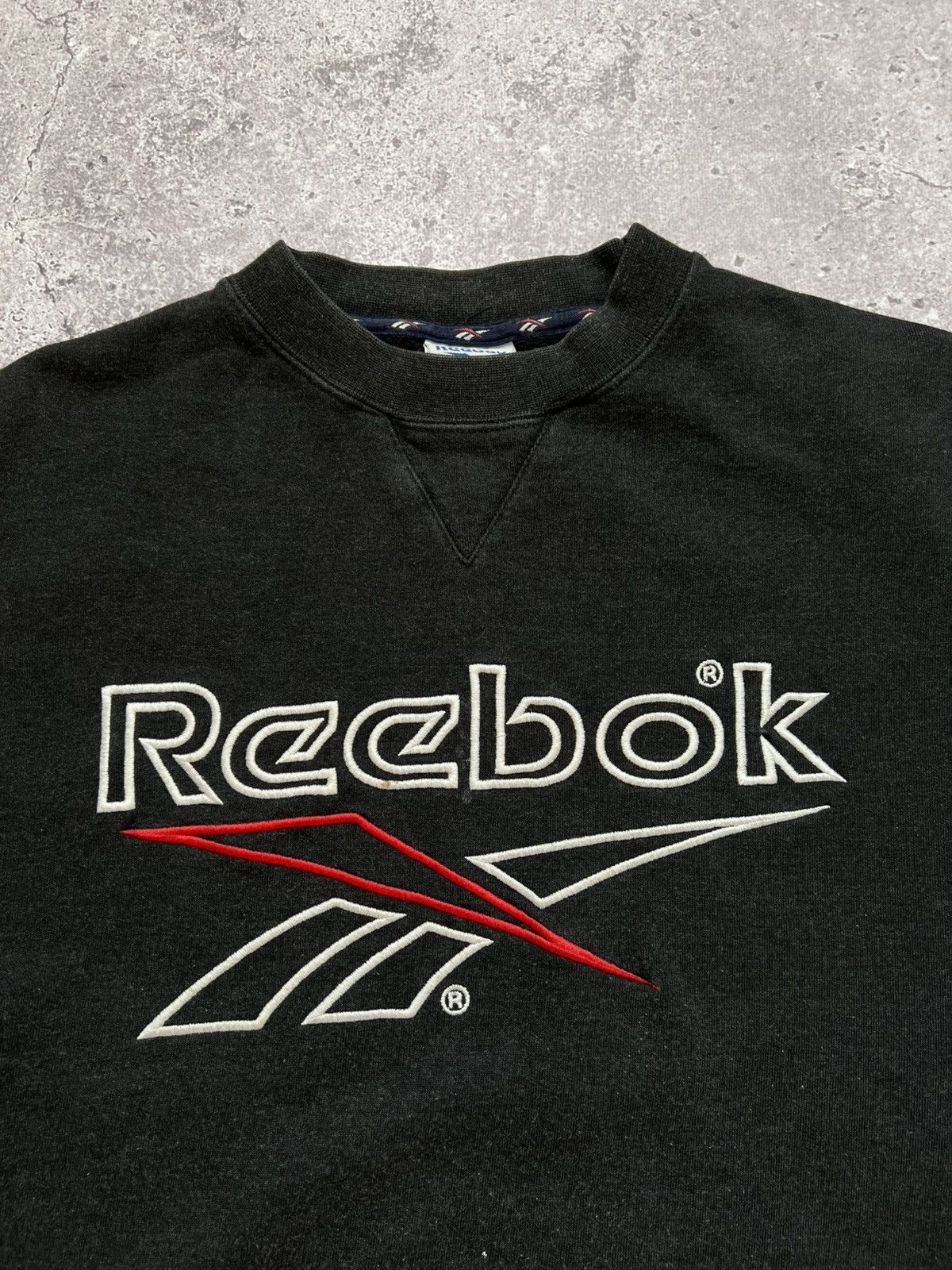 Reebok × Vintage Vintage Reebok Sweatshirt 90s Big Logo Size US M / EU 48-50 / 2 - 4 Thumbnail