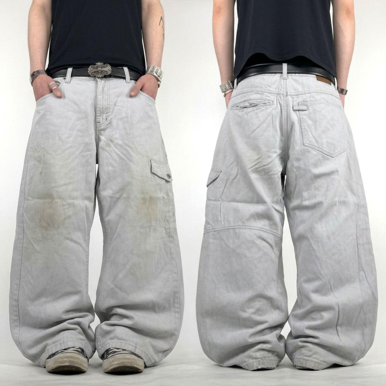 Vintage y2k grunge rocawear baggy wide leg archive jeans