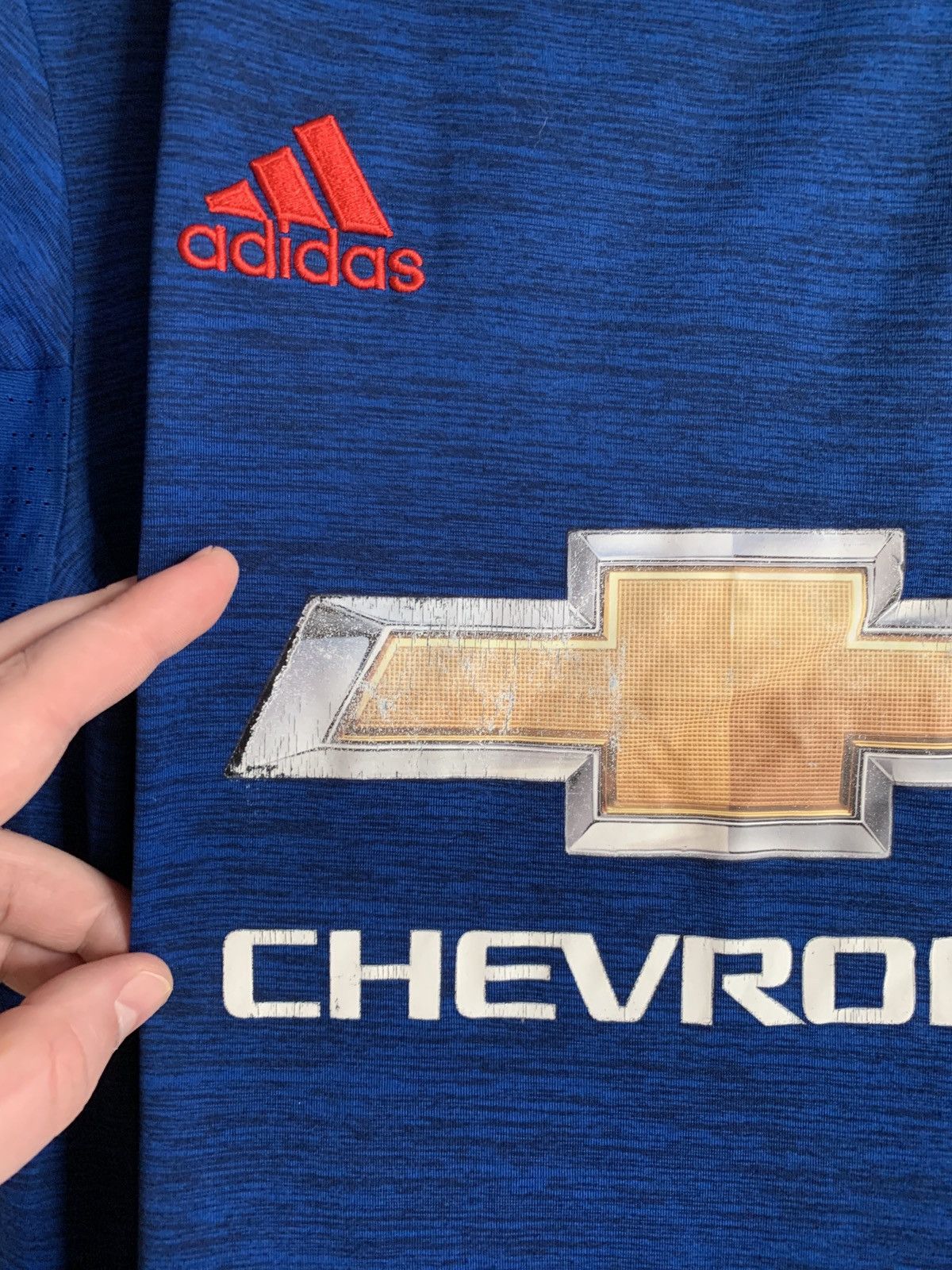 Adidas Manchester United 2015 Away Football Shirt Adidas Soccer Size US S / EU 44-46 / 1 - 6 Thumbnail