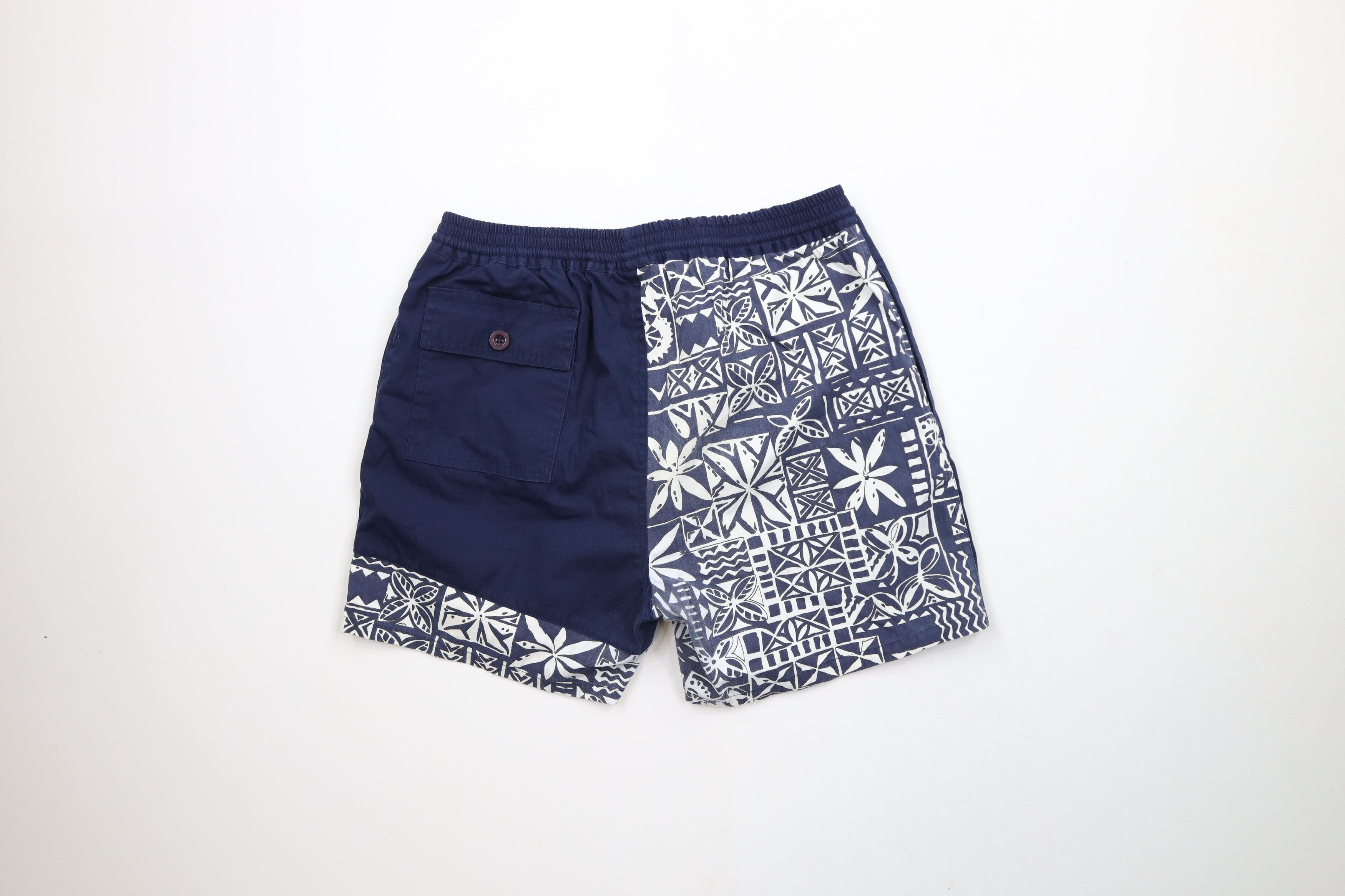 Vintage Vintage 90s Streetwear Hawaiian Beach Lined Shorts Flower Size US 34 / EU 50 - 11 Thumbnail