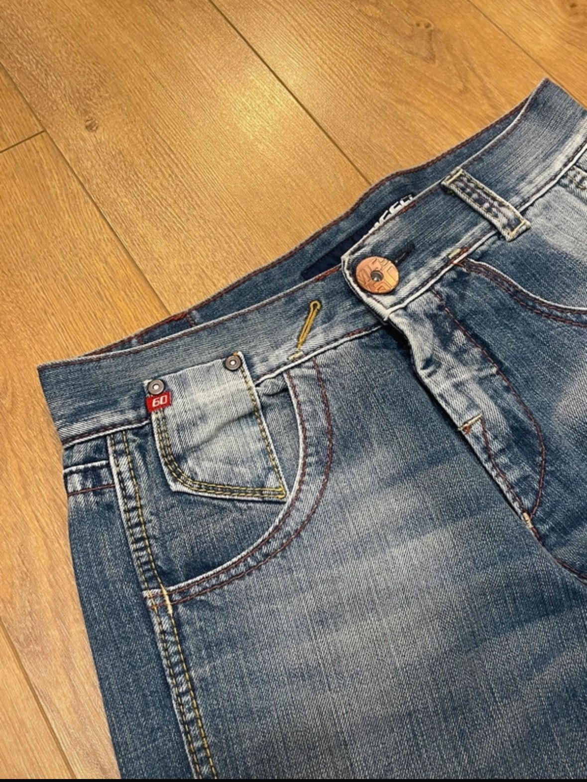 Vintage Miss Sixty 60 retro vintage hiphop ballon denim Size US 28 / EU 44 - 4 Thumbnail