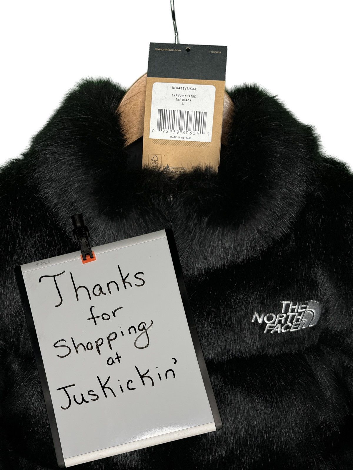 Supreme × The North Face Supreme x TNF Nuptse Faux Fur - Black FW 20 Size US L / EU 52-54 / 3 - 6 Thumbnail