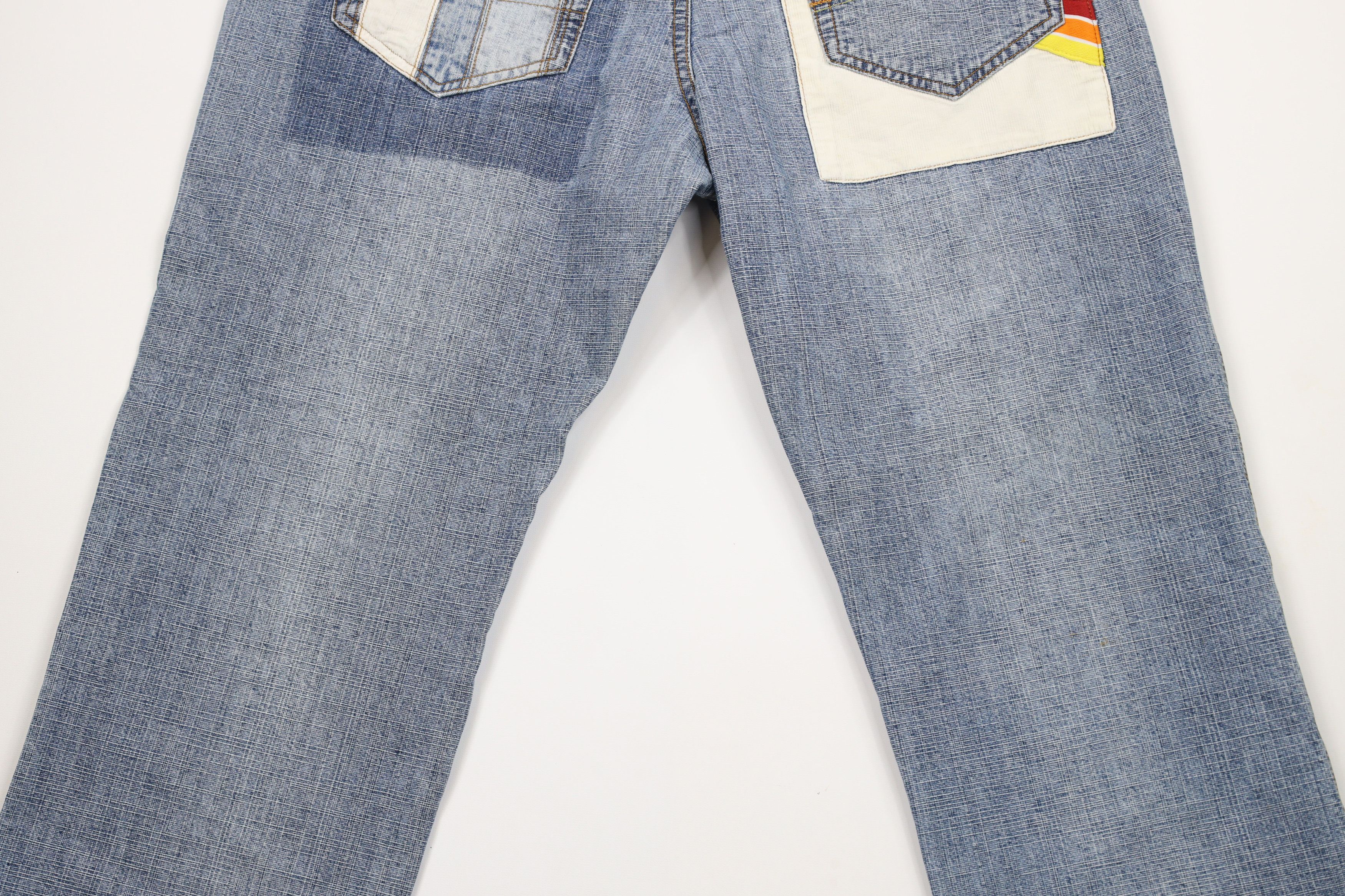 Phat Farm × Vintage Vintage Phat Farm Spell Out Baggy Wide Leg Denim Jeans Size US 34 / EU 50 - 14 Thumbnail