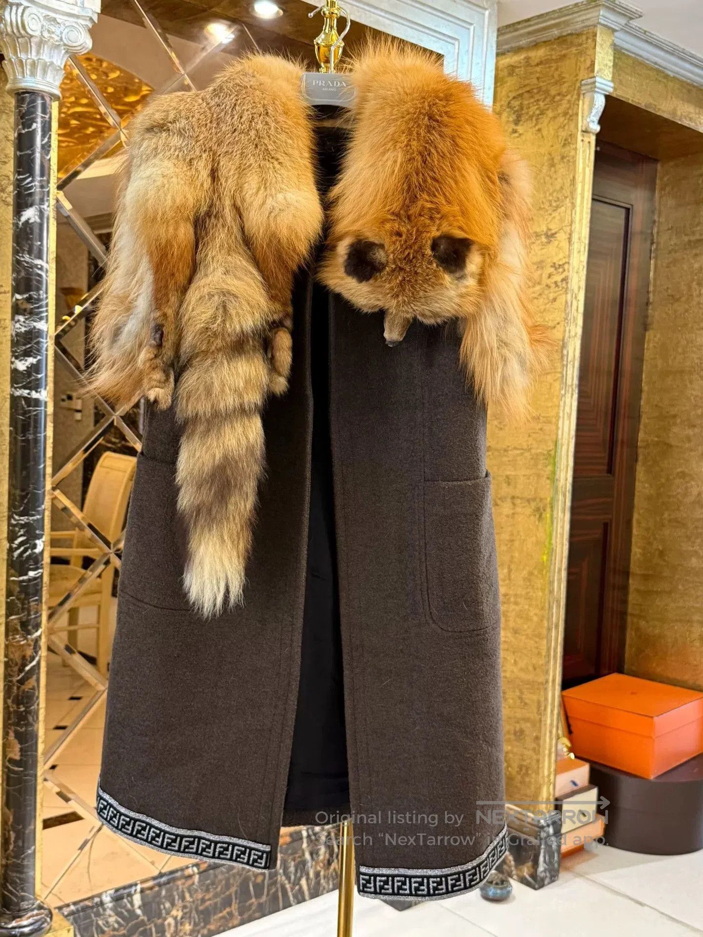 Fendi Fendi Fox Fur Wool Vest. Size US M / EU 48-50 / 2 - 2 Thumbnail