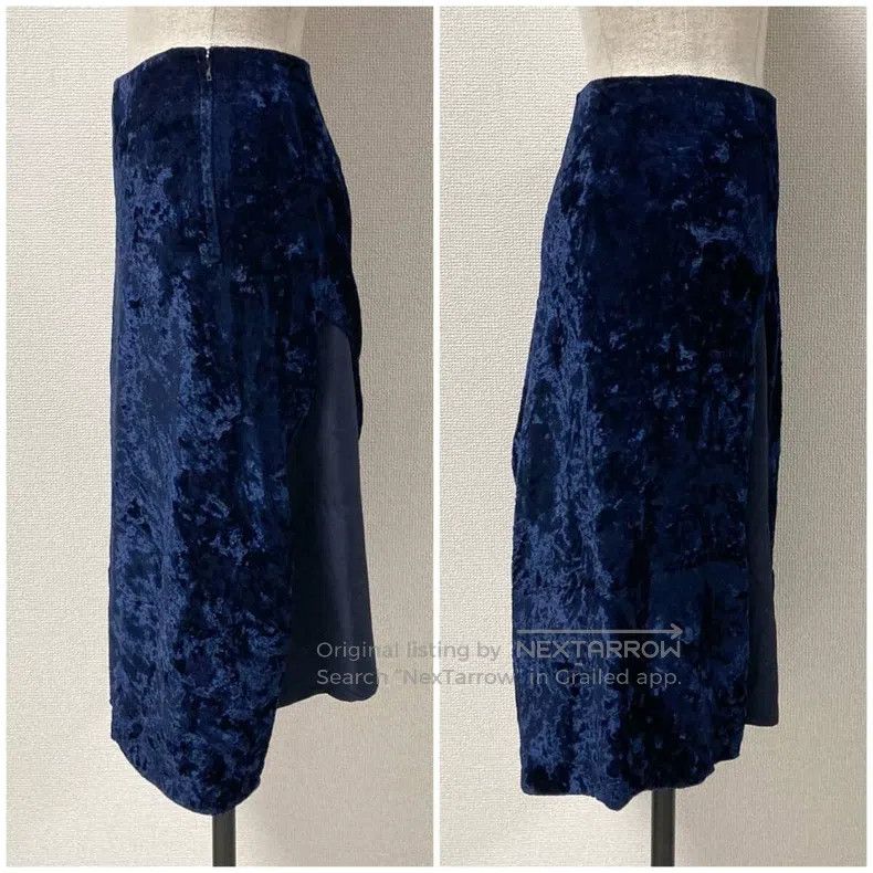 Comme des Garcons Comme Des Garcons size S Velvet Skirt Size 22" - 3 Thumbnail