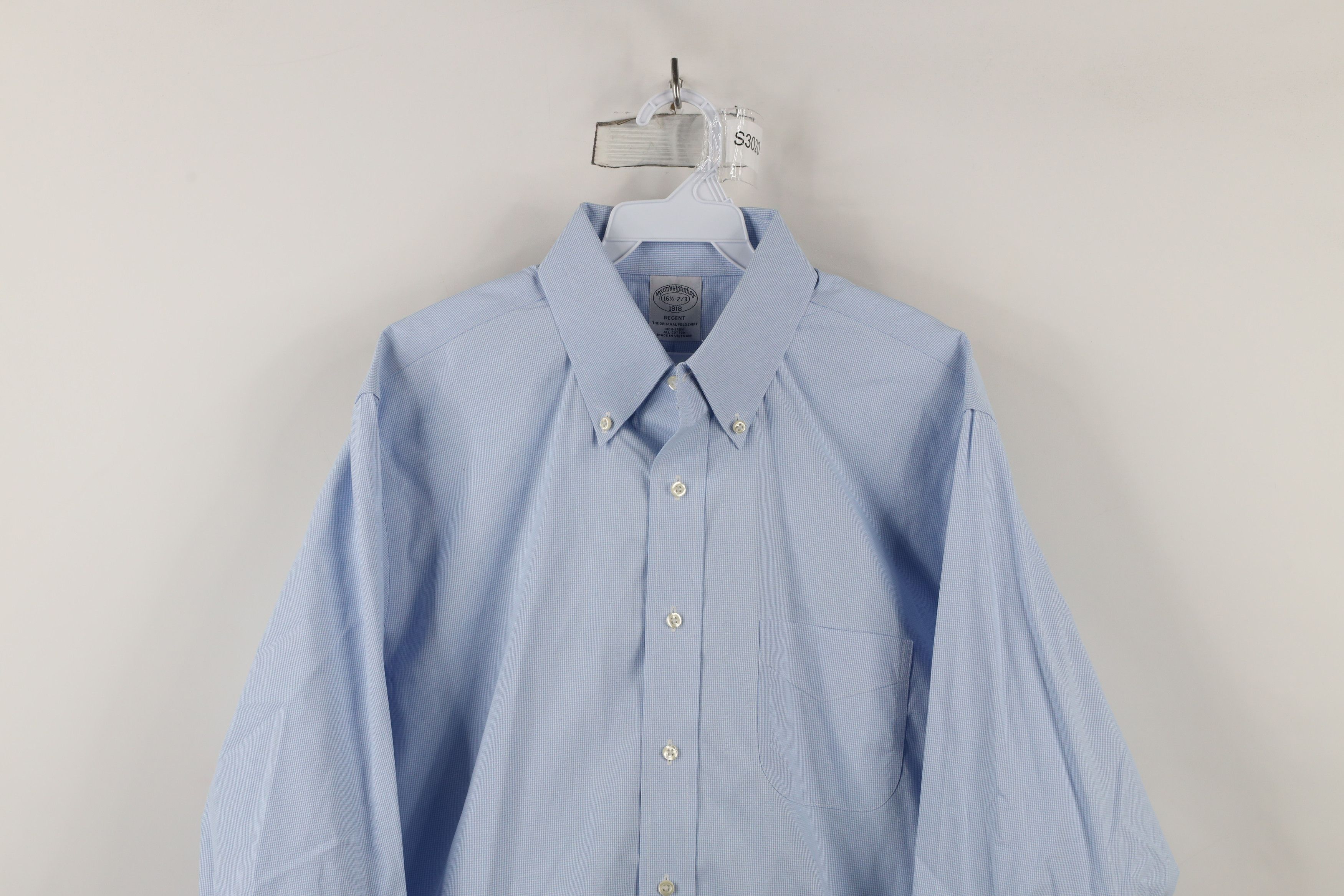 Brooks Brothers × Vintage Vintage 90s Brooks Brothers Cotton Button Down Shirt Size US M / EU 48-50 / 2 - 2 Thumbnail