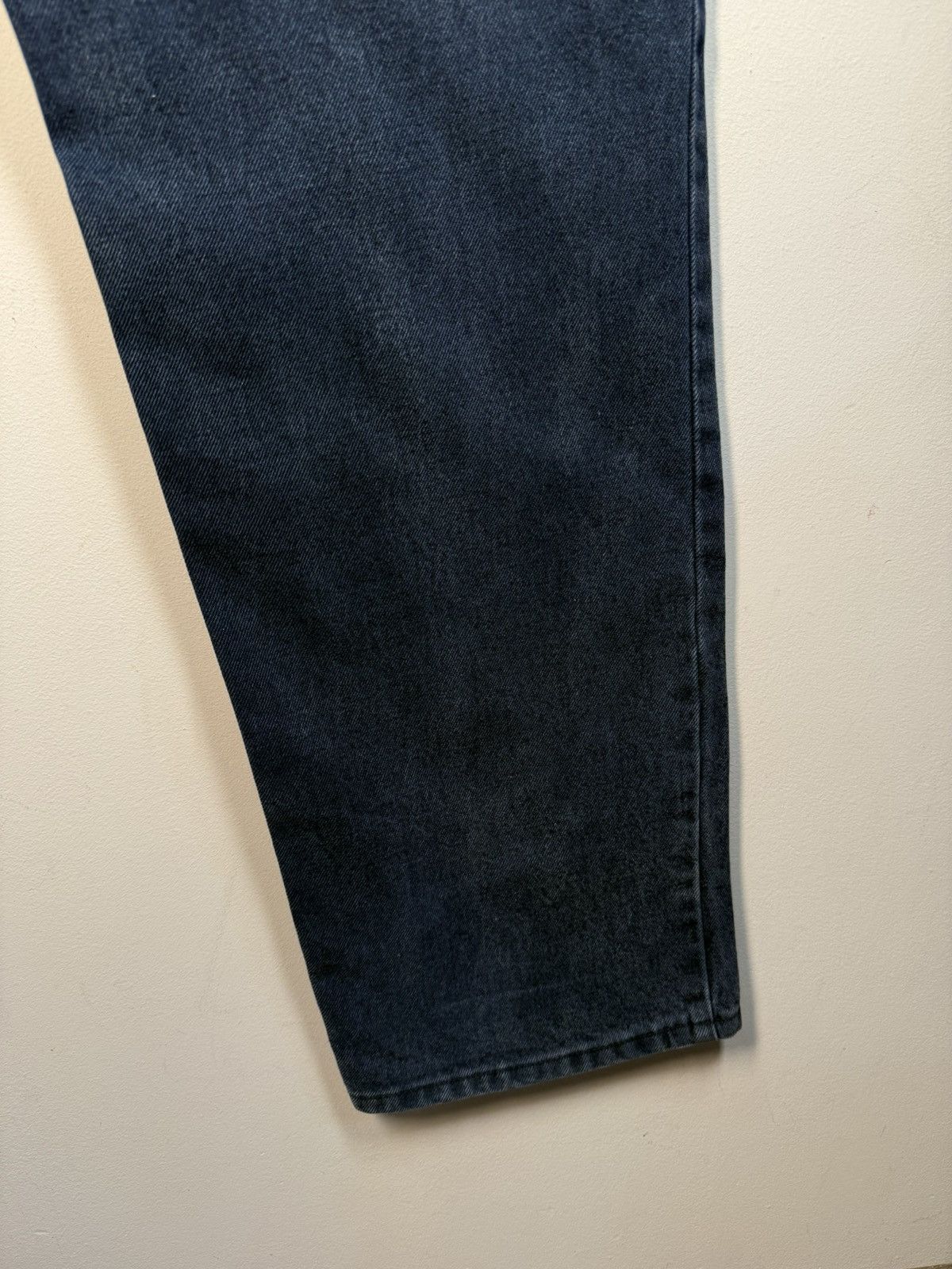 Yves Saint Laurent 90s 34x34 Vintage YSL Jeans Denim Pants Metal Logo Selvedge Size US 34 / EU 50 - 16 Thumbnail