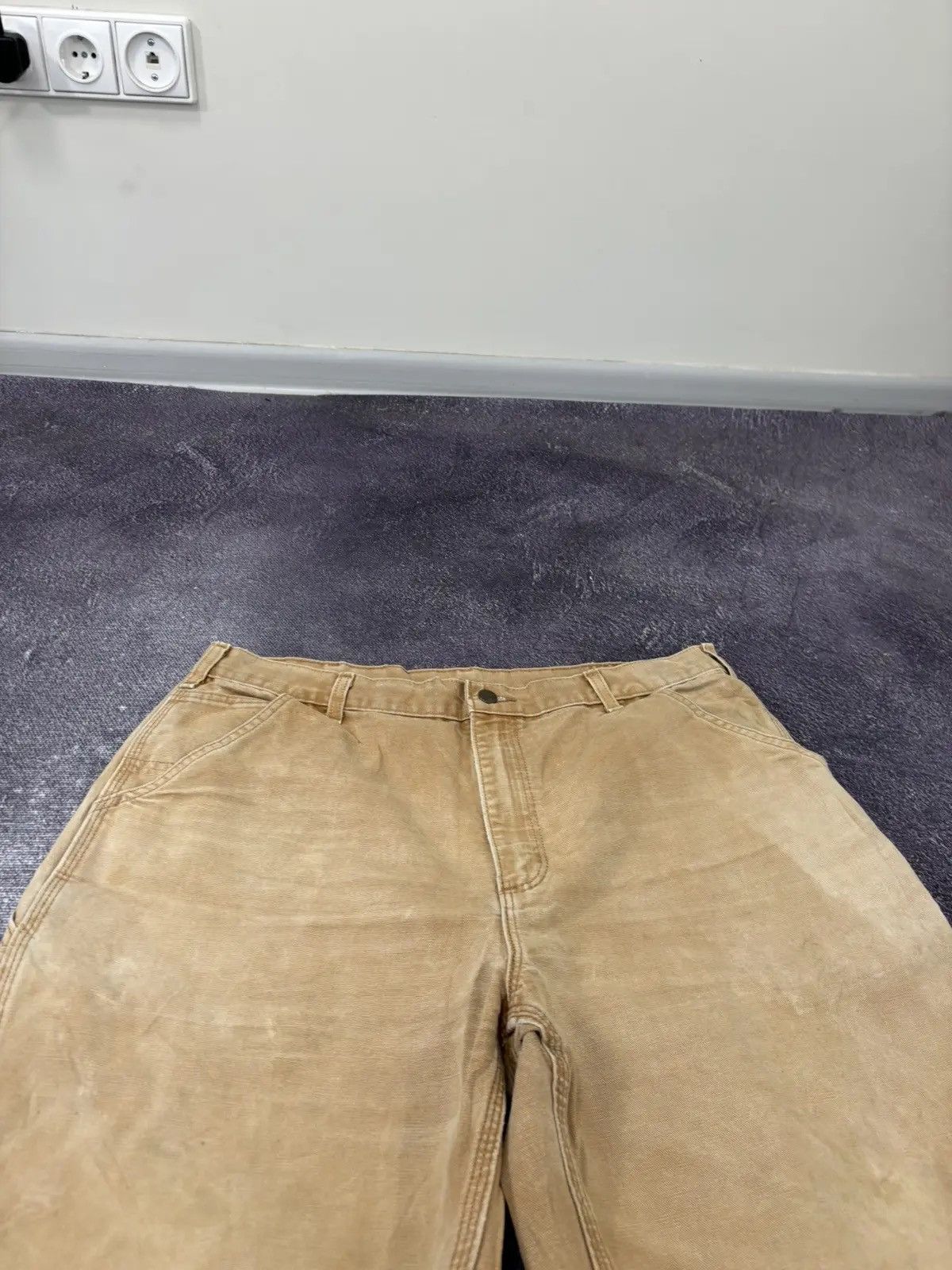 Carhartt × Vintage Vintage Carhartt Faded Hype Denim Baggy Shorts Jorts Size US 38 / EU 54 - 8 Thumbnail