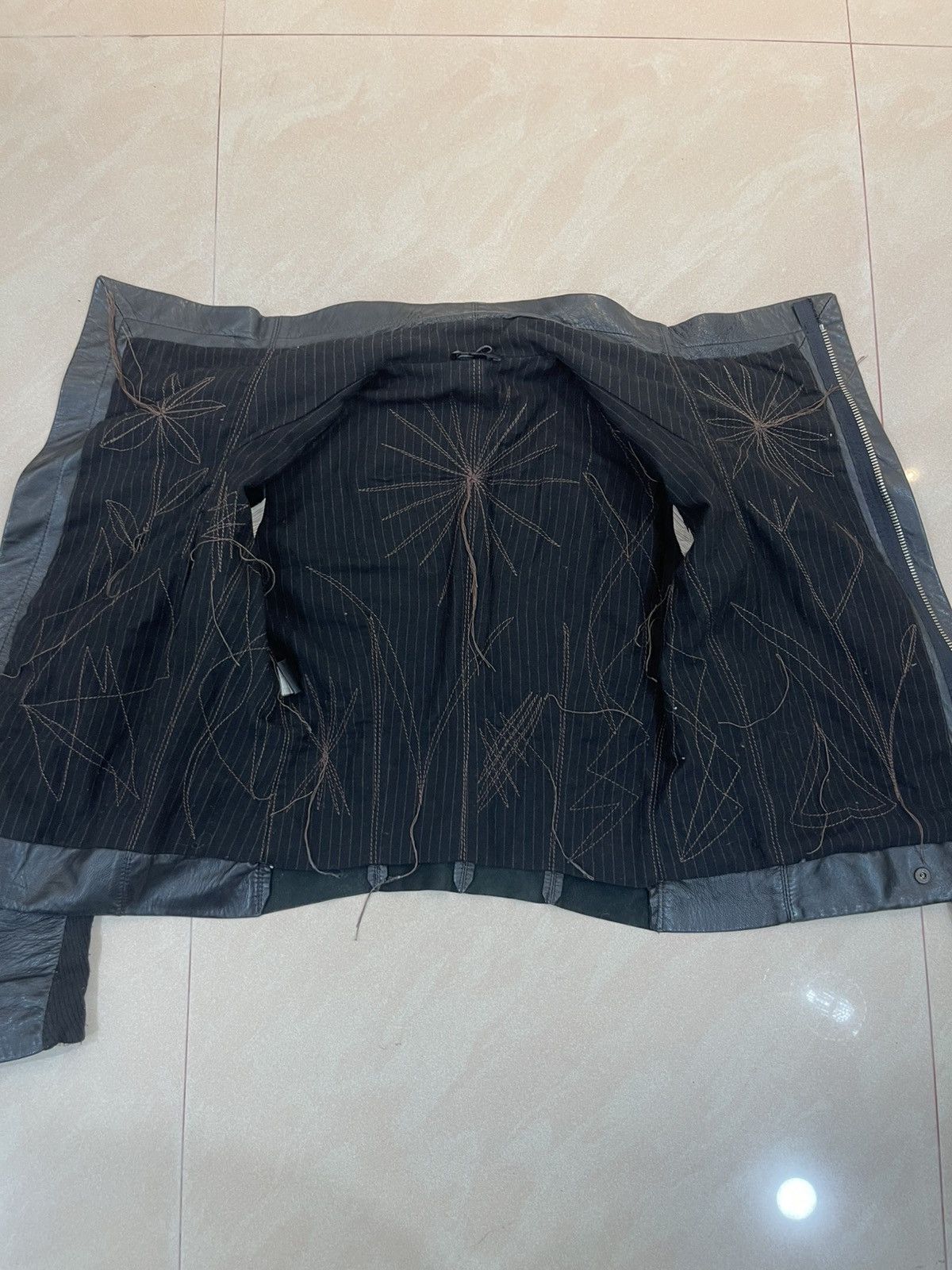 14th Addiction Blur Leather Jacket Size S / US 4 / IT 40 - 17 Thumbnail