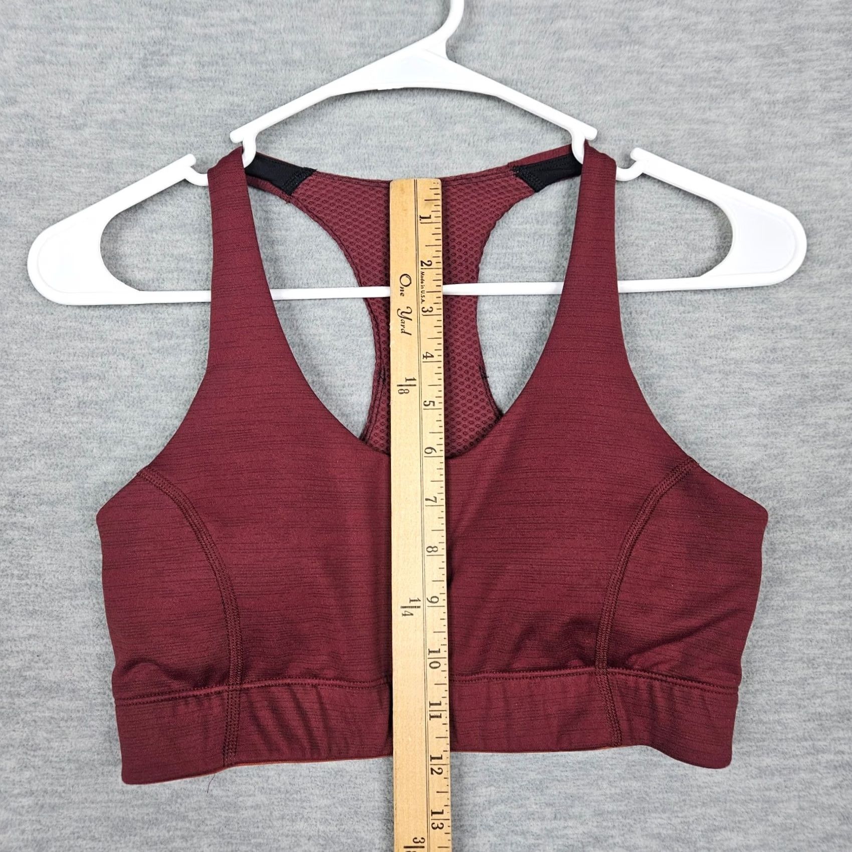 Outdoor Voices Outdoor Voices Women's S Maroon Stripes Sports bra Top Size S / US 4 / IT 40 - 6 Thumbnail