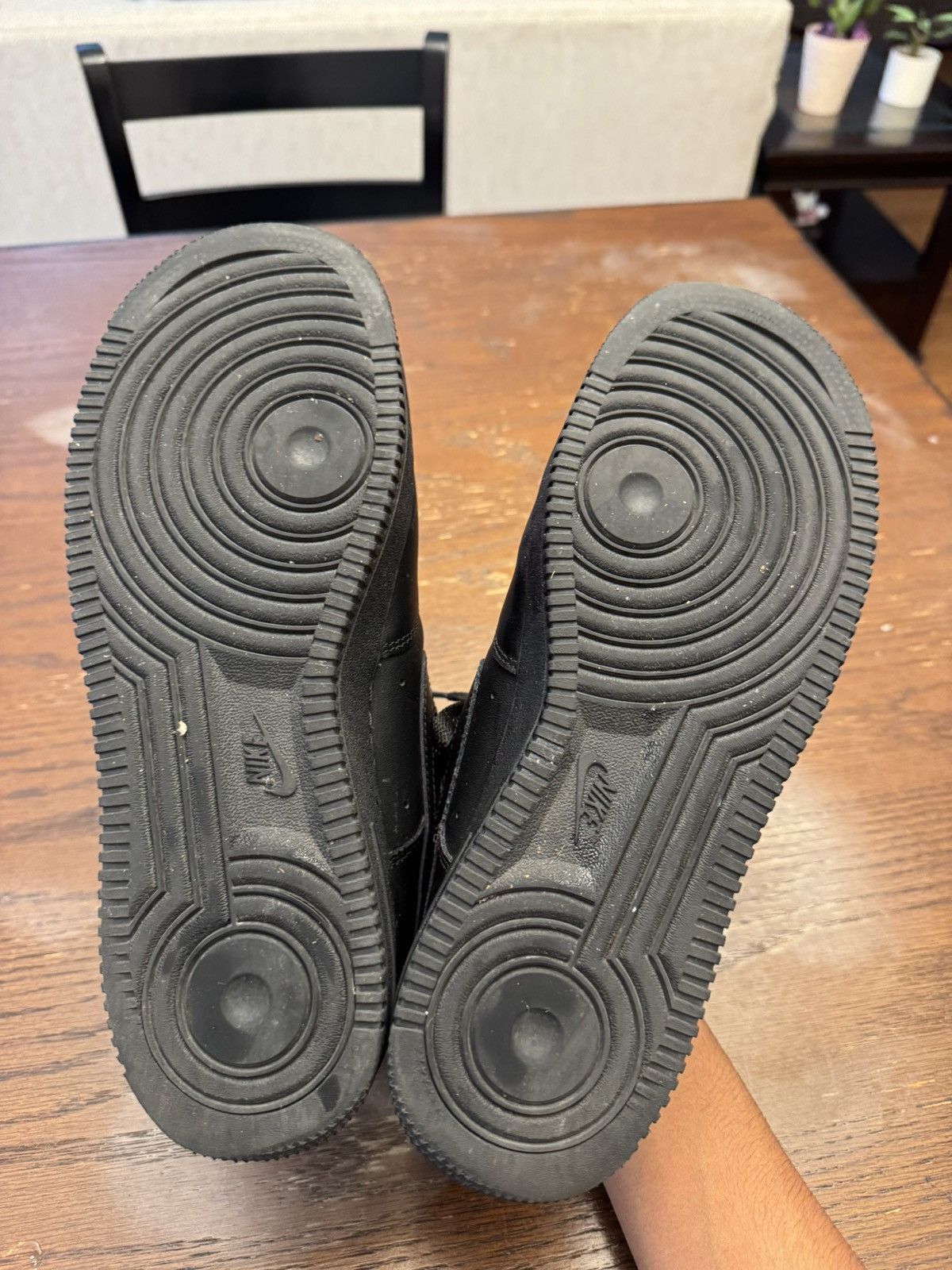 Nike Air Force 1 Black Size US 8.5 / EU 41-42 - 6 Thumbnail