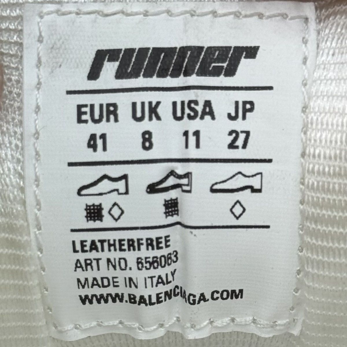 Balenciaga Balenciaga Runner White/White Size US 8.5 / EU 41-42 - 7 Thumbnail