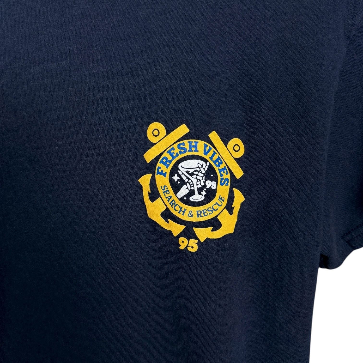 Other Fresh Vibes Search Rescue Blue T-shirt Men's Small Skater Size US S / EU 44-46 / 1 - 3 Thumbnail
