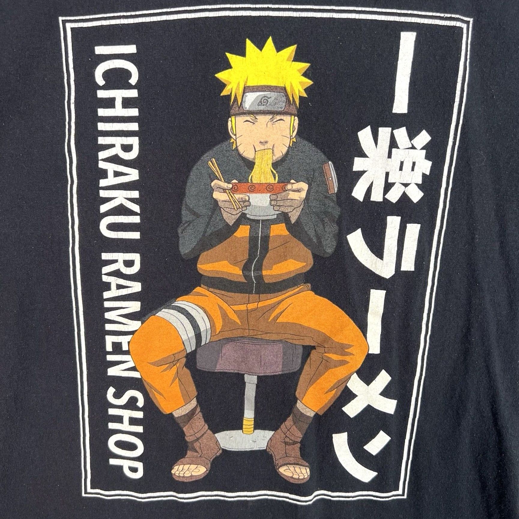 Vintage VINTAGE Naturo Shippuden Ichiraku Ramen Shop T Shirt Adult Medium Black Mens Size US M / EU 48-50 / 2 - 4 Thumbnail