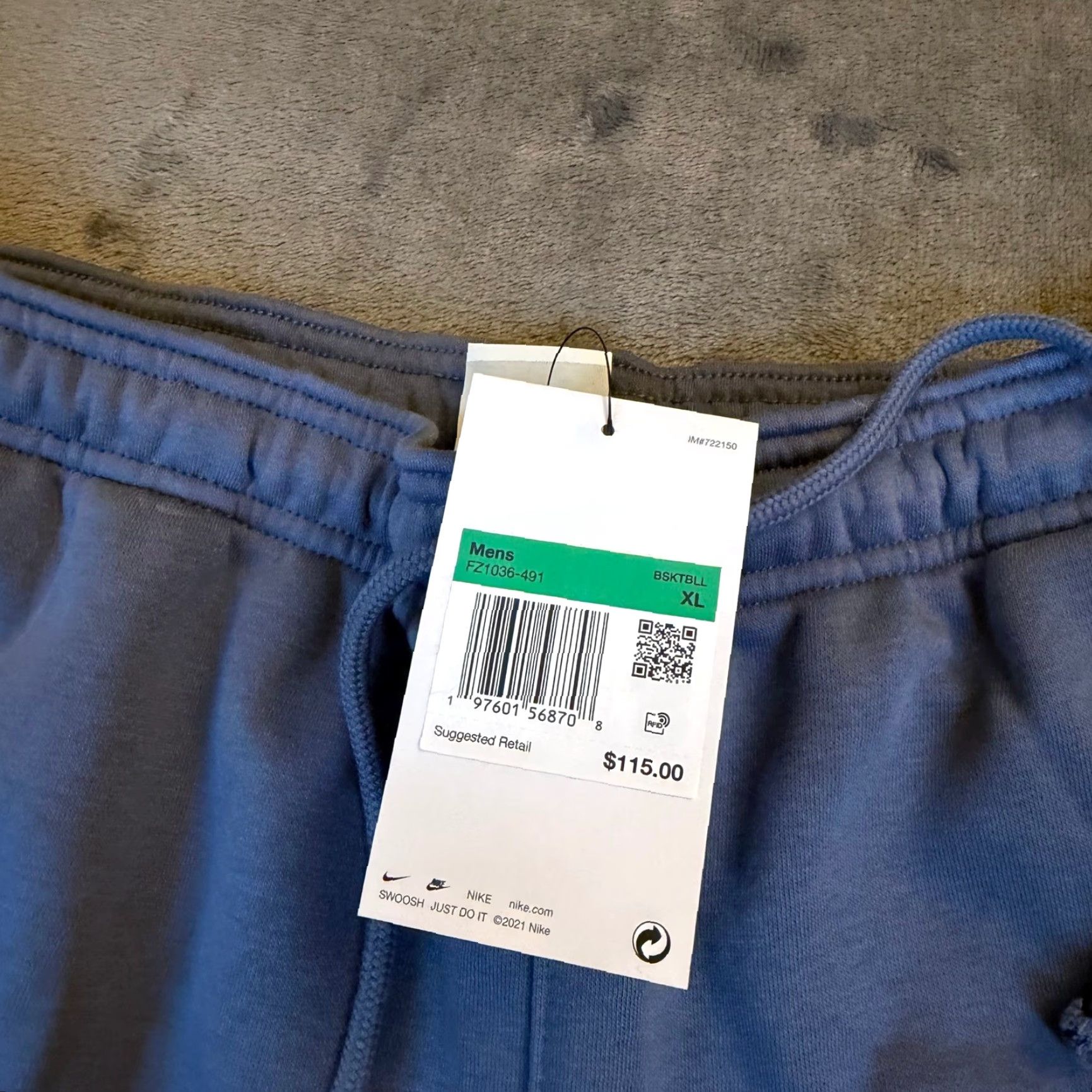 Nike Nike Lebron Therma-FIT Track Pants Sweatpants Blue Mens XL NWT Size US 36 / EU 52 - 3 Thumbnail