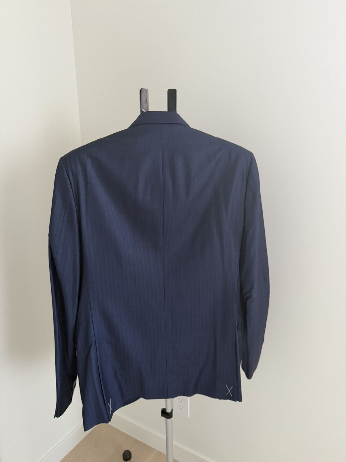 Ermenegildo Zegna Zegna Trofeo Navy Checker 2-Piece Suit 42R US/52R IT Size 42R - 3 Thumbnail