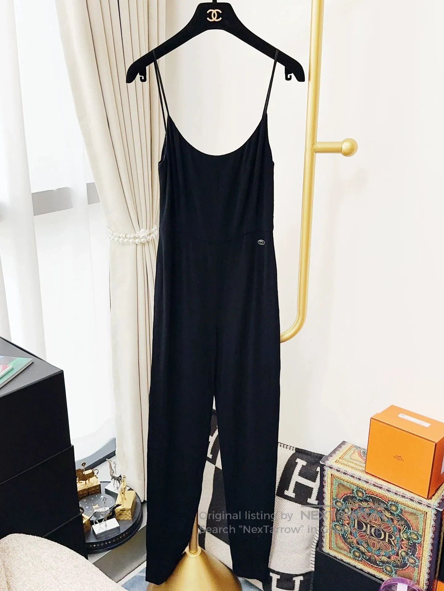 Chanel Chanel Black Sling Jumpsuit Size 38. Size US 38 / EU 54 - 1 Thumbnail