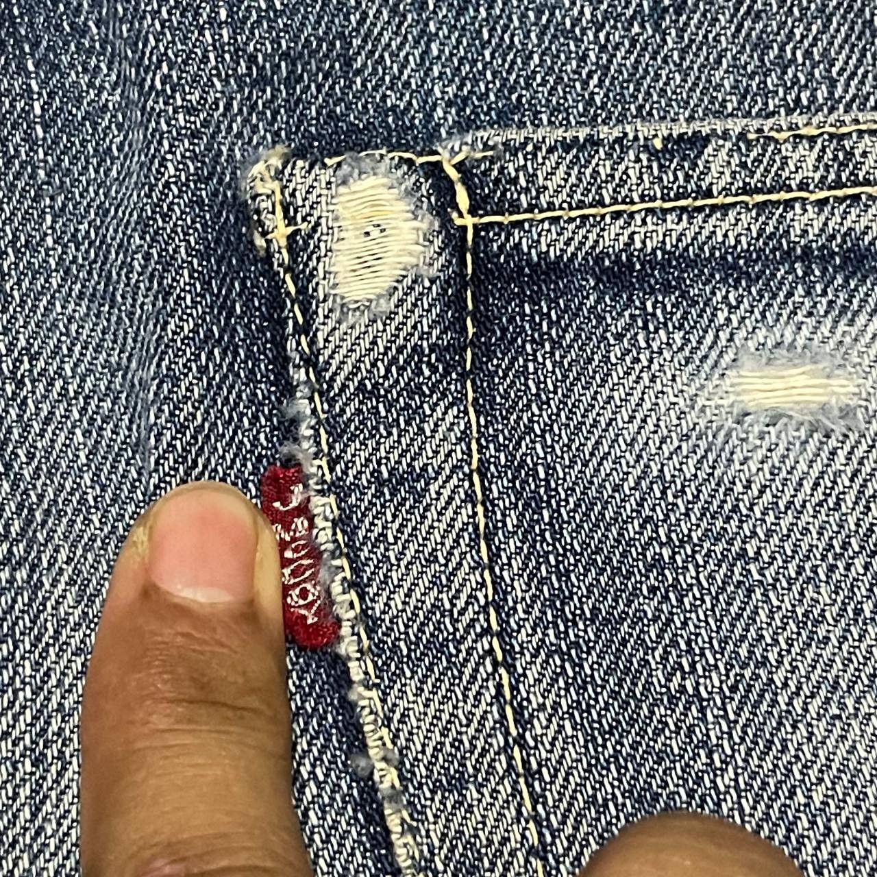 The Real McCoy's Vintage Joe McCoy's Selvedge Denim Size US 28 / EU 44 - 19 Thumbnail
